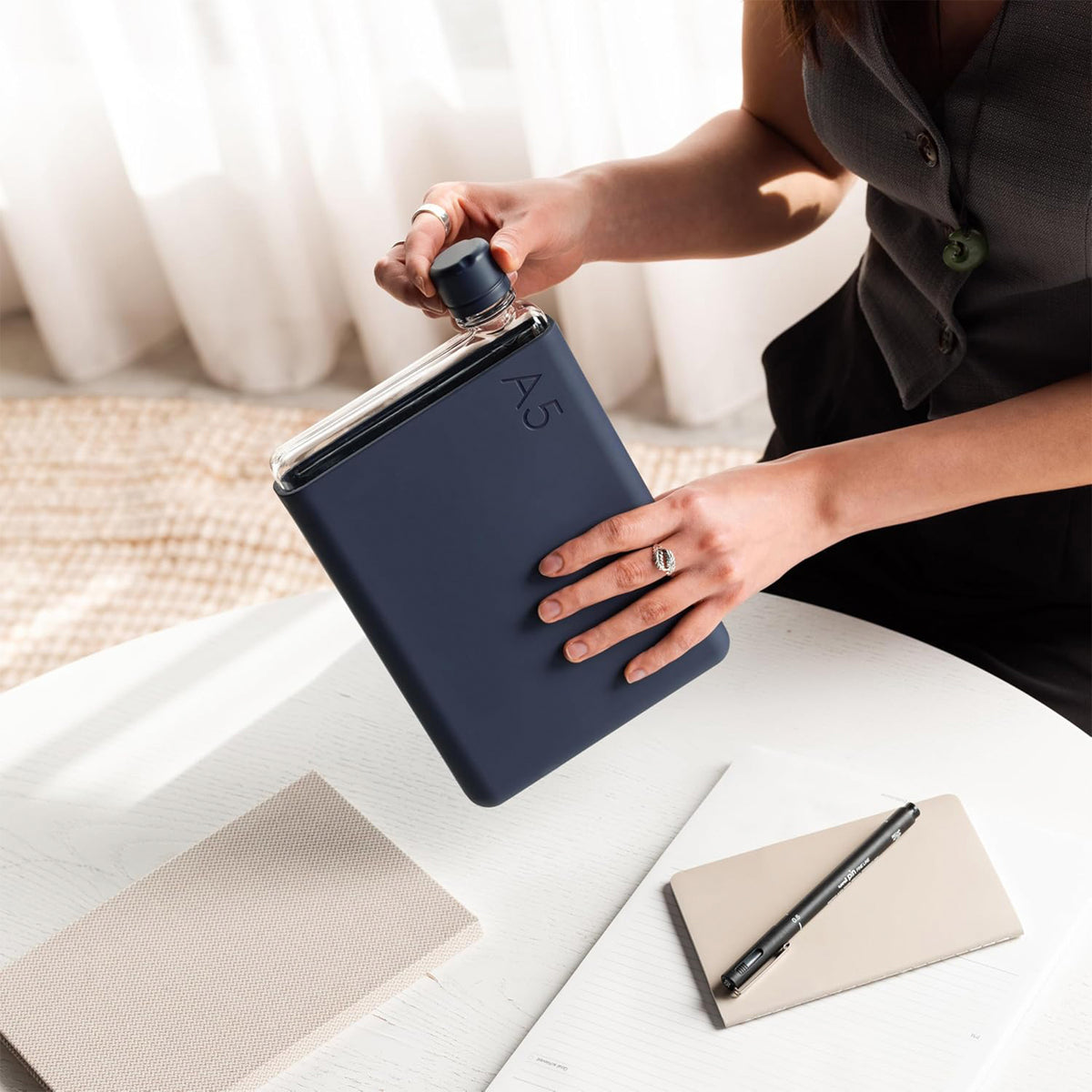 A5 Memobottle Bundle (Midnight Blue)