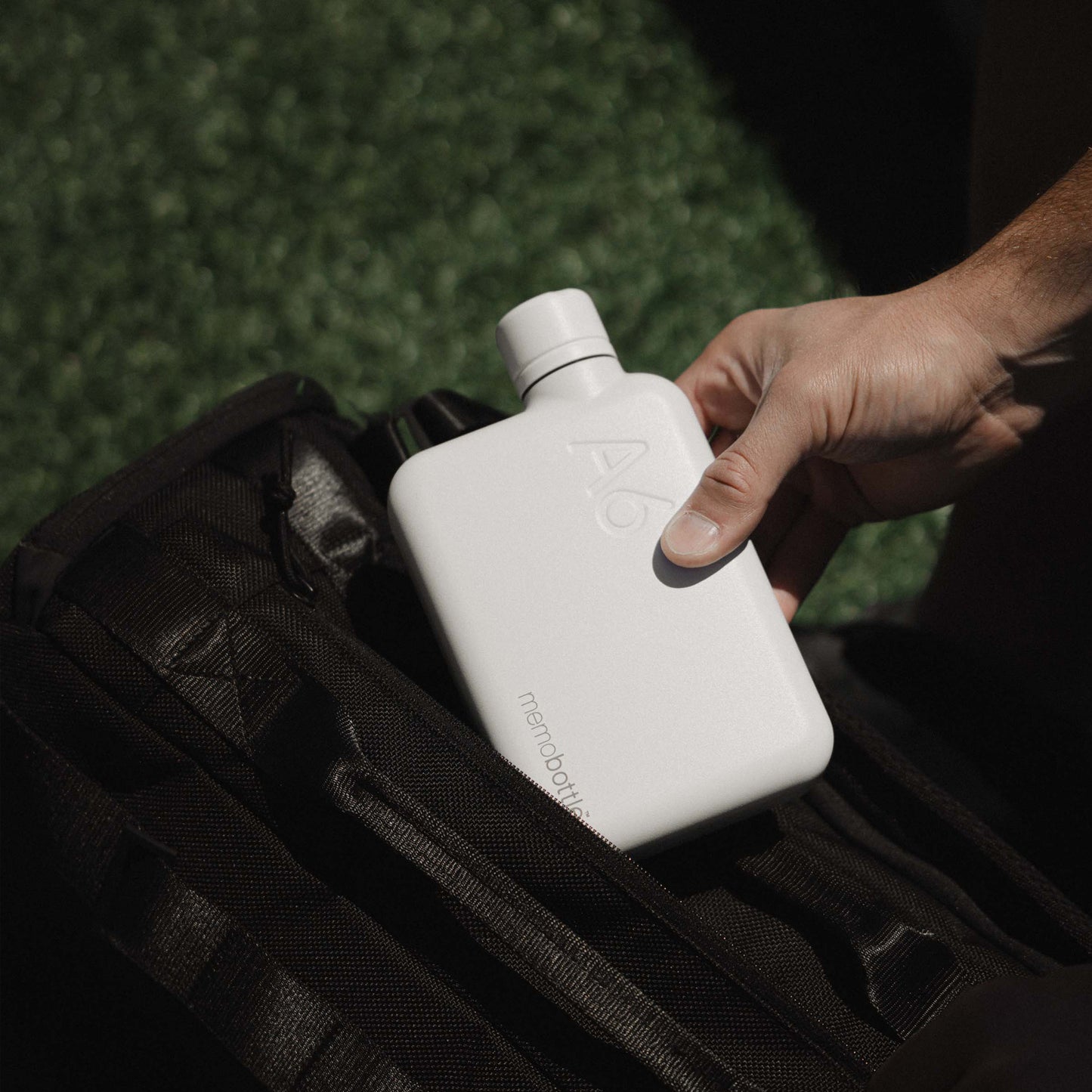 A6 Stainless Steel Memobottle White