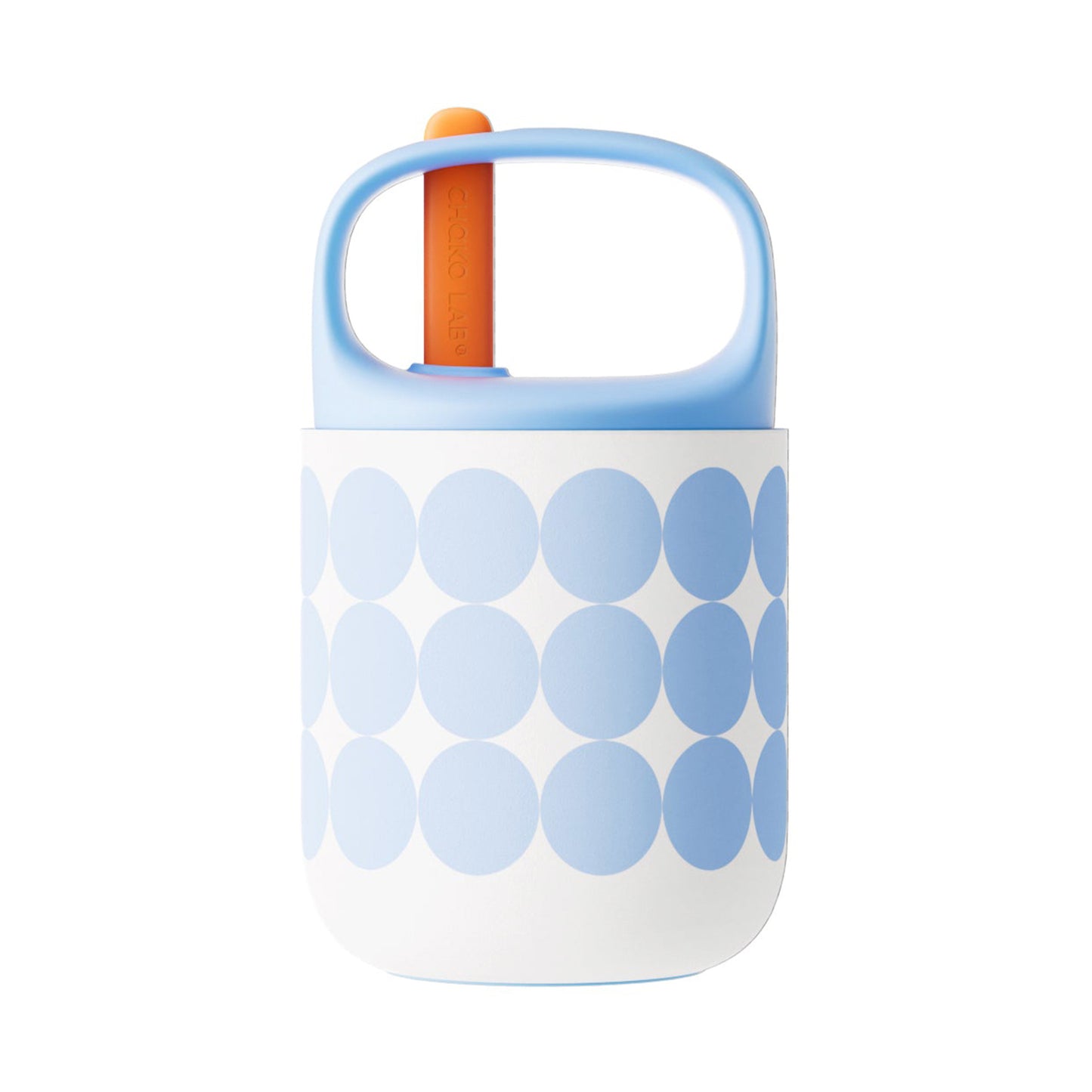 Chako Lab Baobao Food Cup Raspberry Oatmeal (White & Blue)