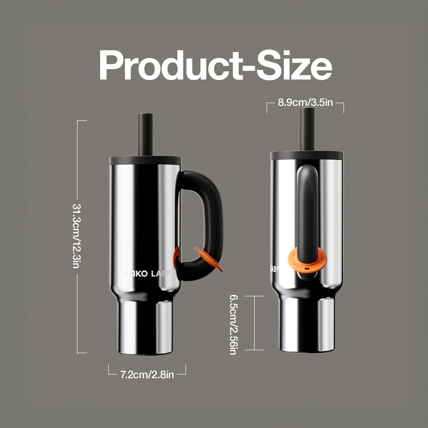 Chako Lab Bawang Cup (Silver & Black)