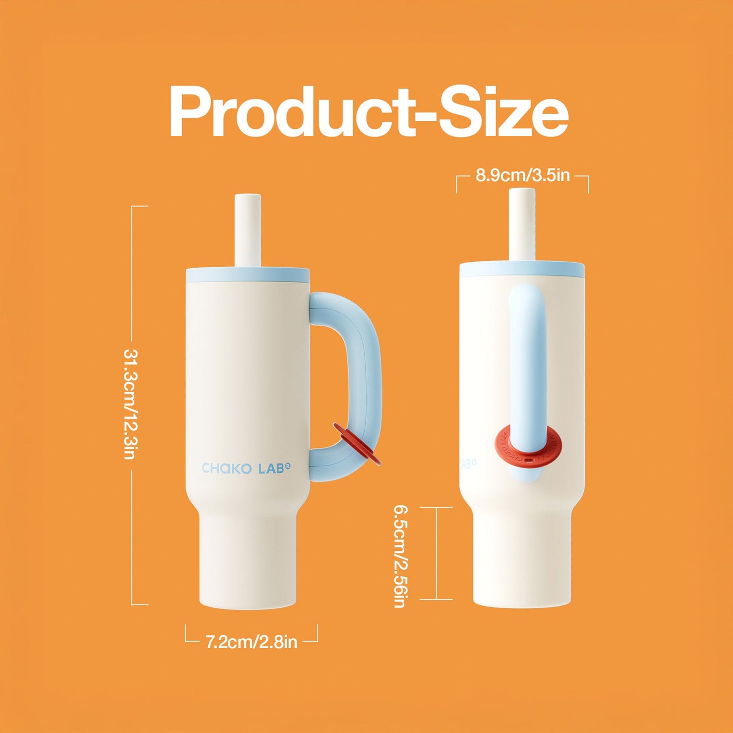 Chako Lab Bawang Cup (White & Blue)