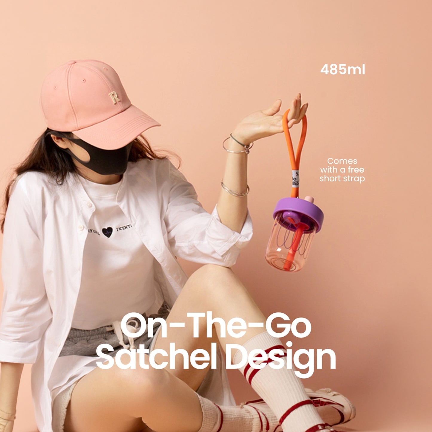 Chako Lab Bobo Plastic Cup (Pink)