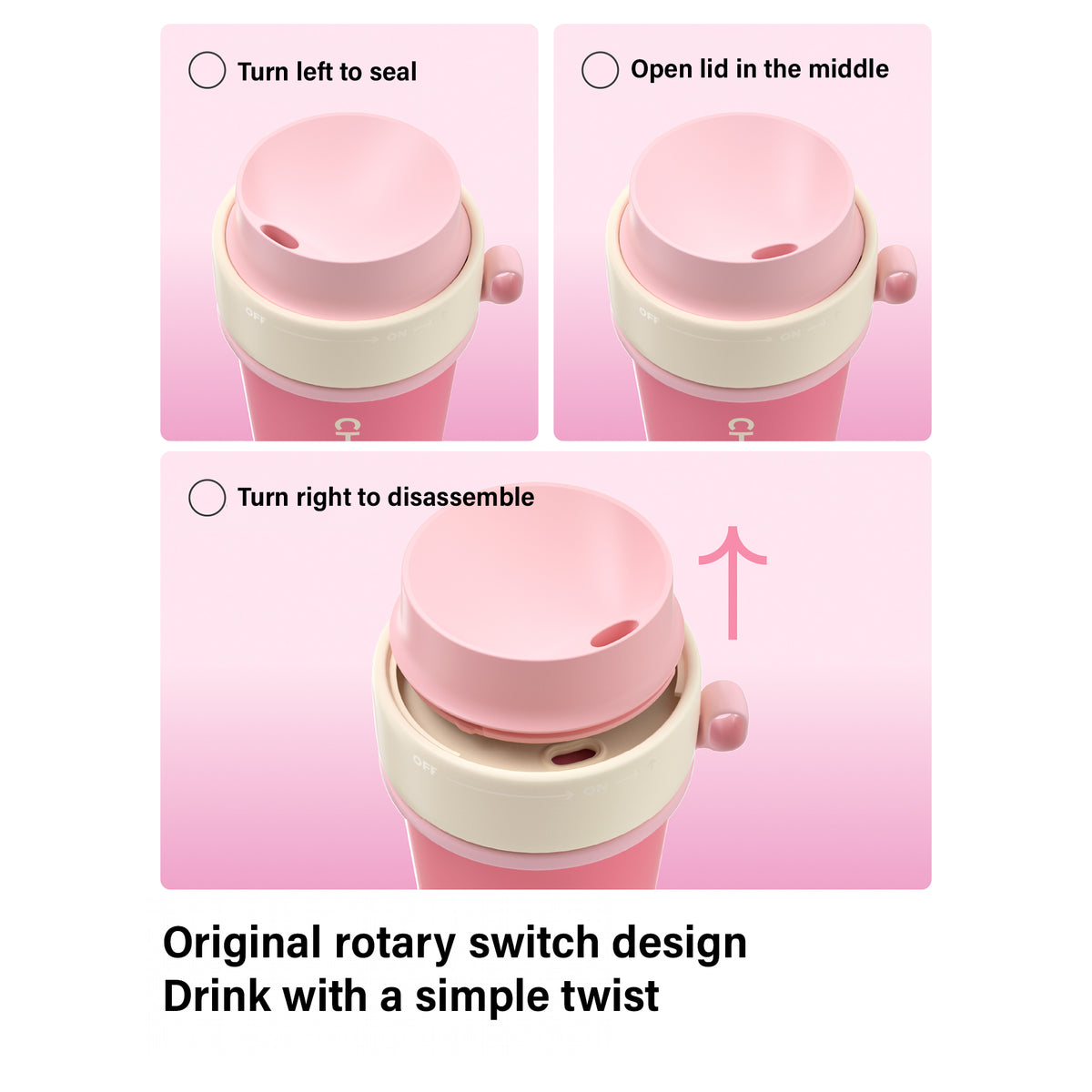 Chako Lab Coffee Cup Twizo 500ml Stainless Steel (Peach)