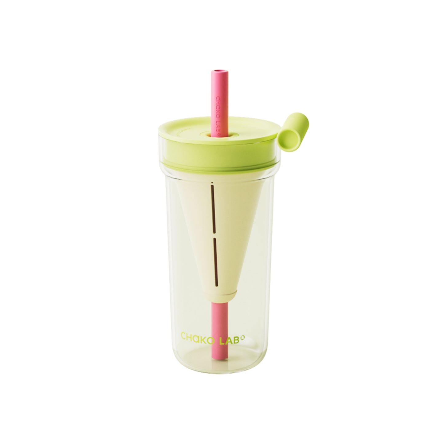 Chako Lab Funnel Glass Cup 670ml (Green)