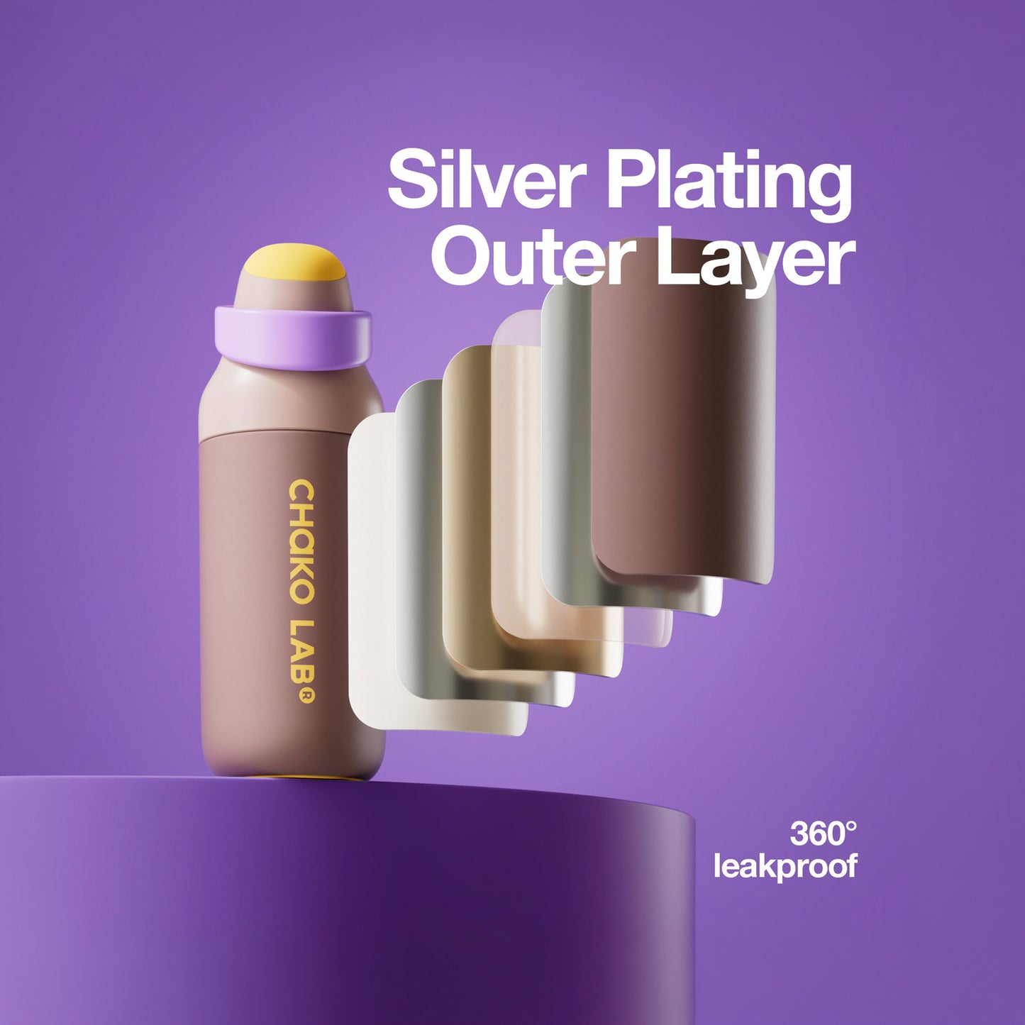 Chako Lab Kada Bottle 550ml (Taro Coco)