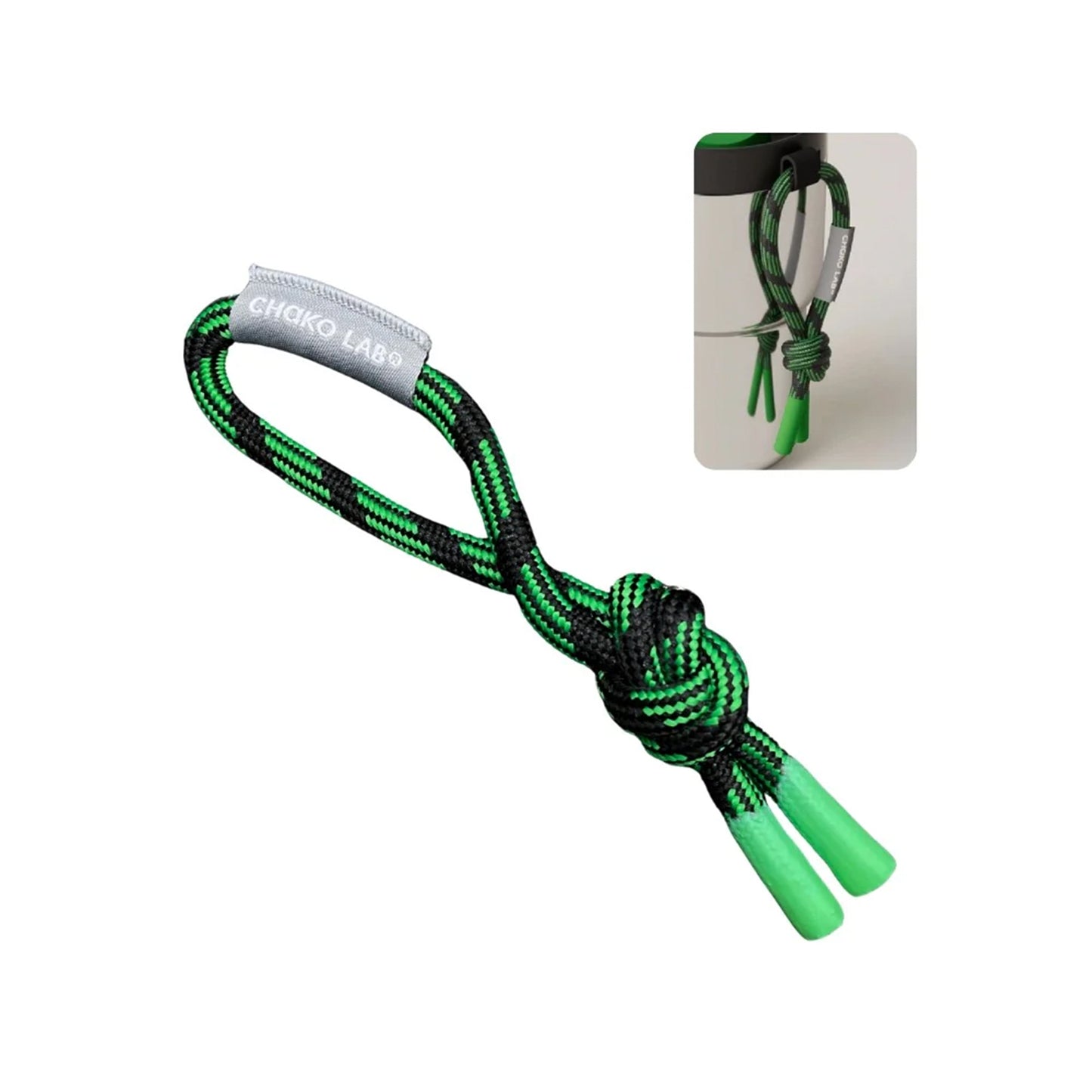 Chako Lab Twist Tumbler Handle (Black Green)