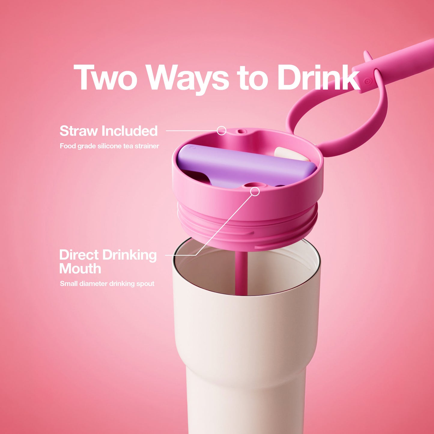 Chako Lab Twist Tumbler (Pink & Purple)