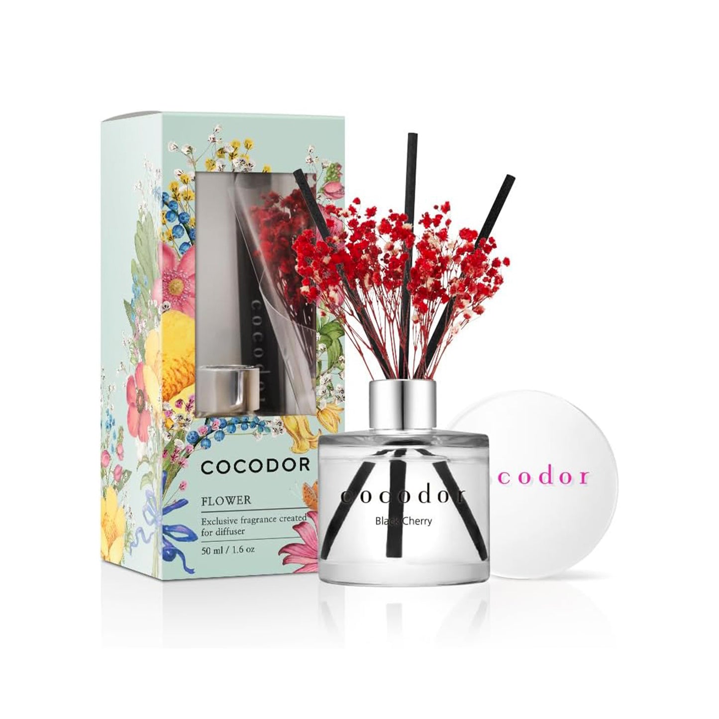 Cocodor Real Flower Diffuser - Black Cherry 50ml