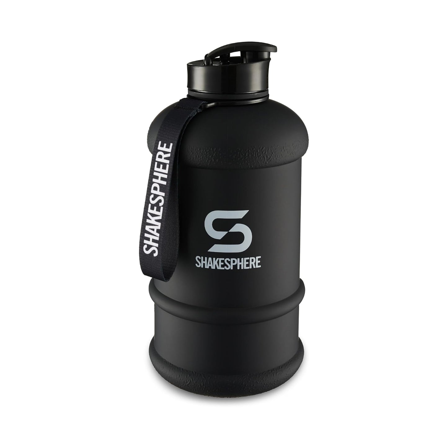 ShakeSphere Hydration Jug 1.3L (Matte Black / White Logo)
