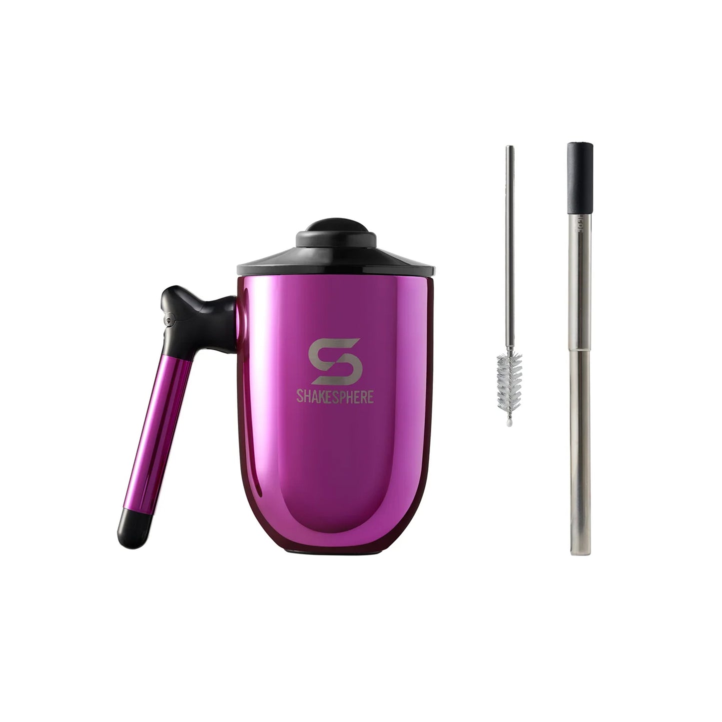 ShakeSphere Thermal Coffee Cup 454ml (Mirror Pink)