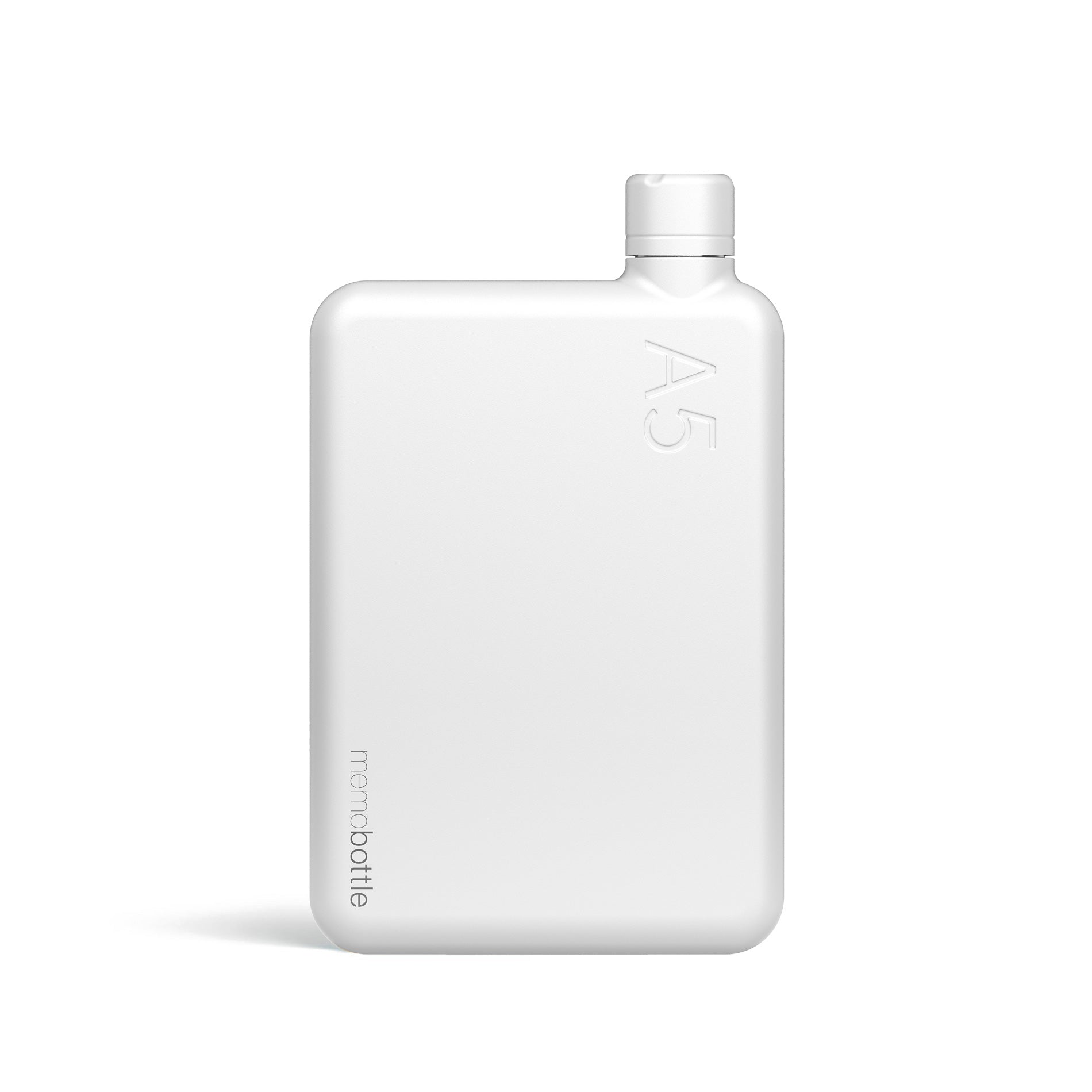 A5 Stainless Steel Memobottle White