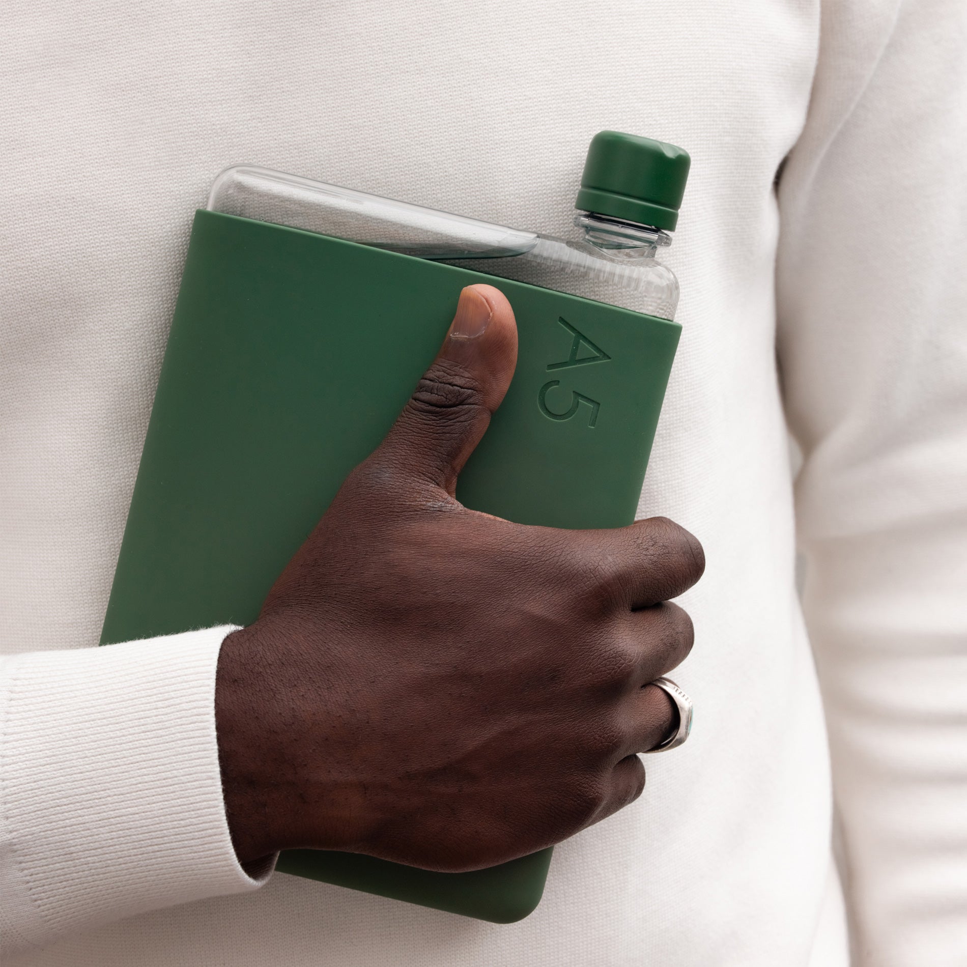A5 Memobottle (Bundle) Moss Green