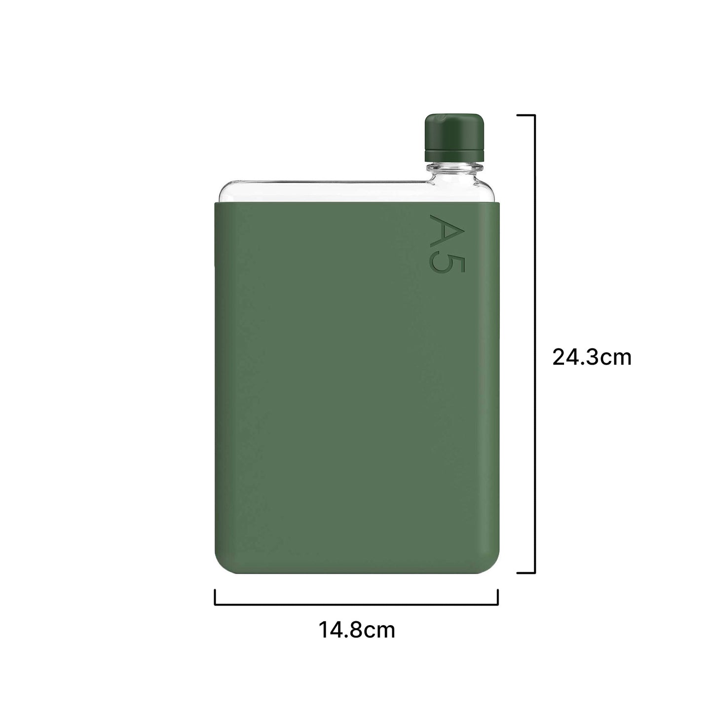 A5 Memobottle (Bundle) Moss Green