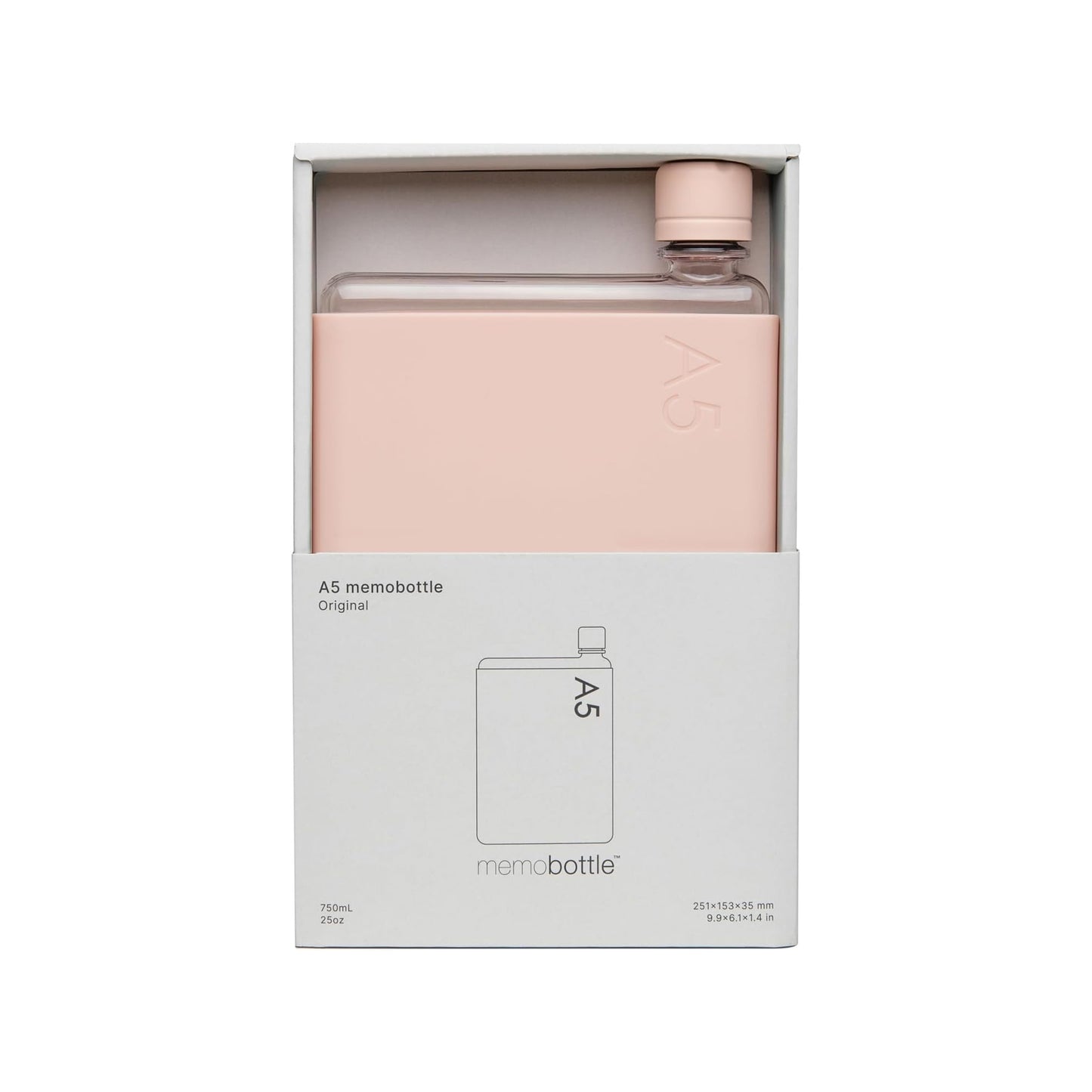 A5 Memobottle (Bundle) Pale Coral