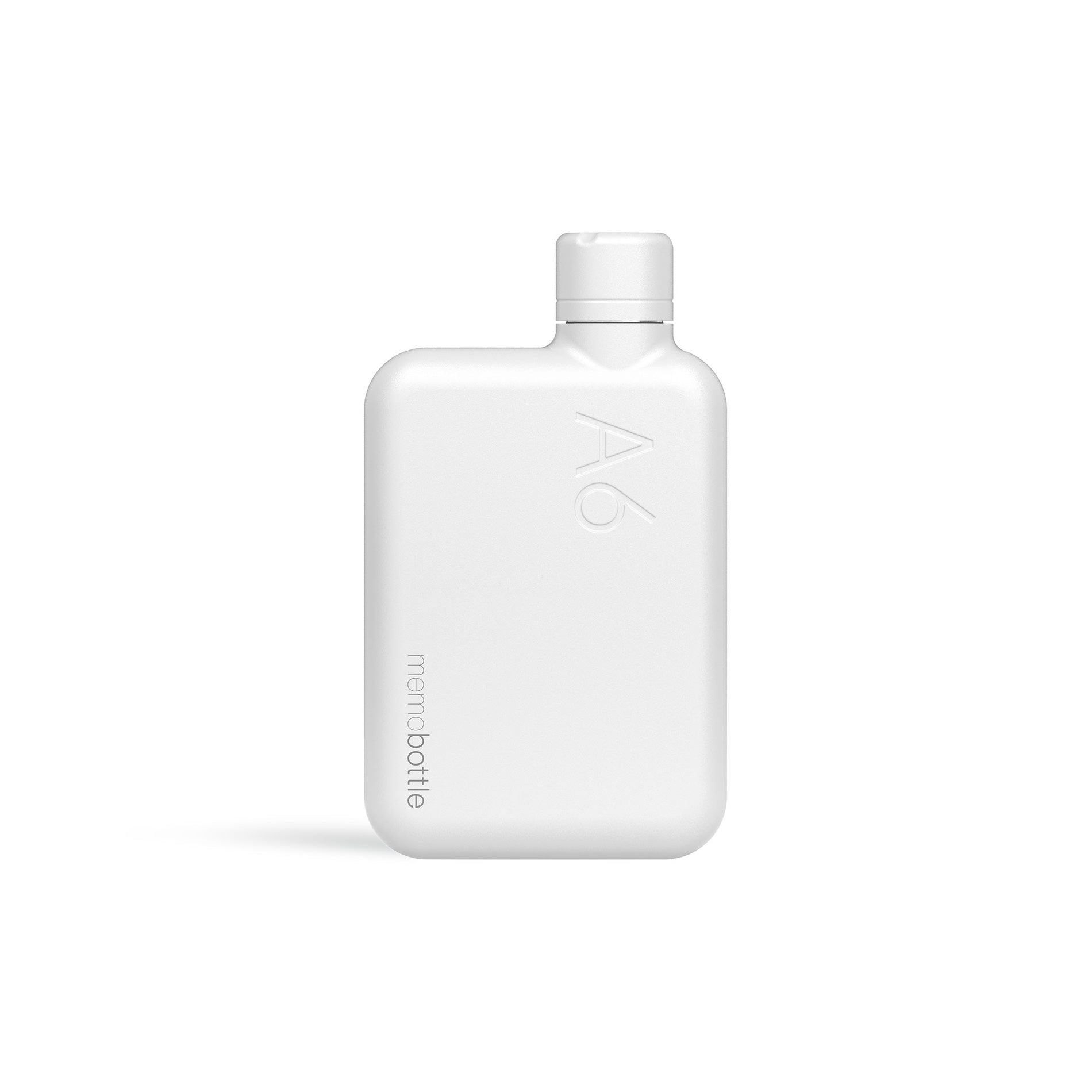 A6 Stainless Steel Memobottle White