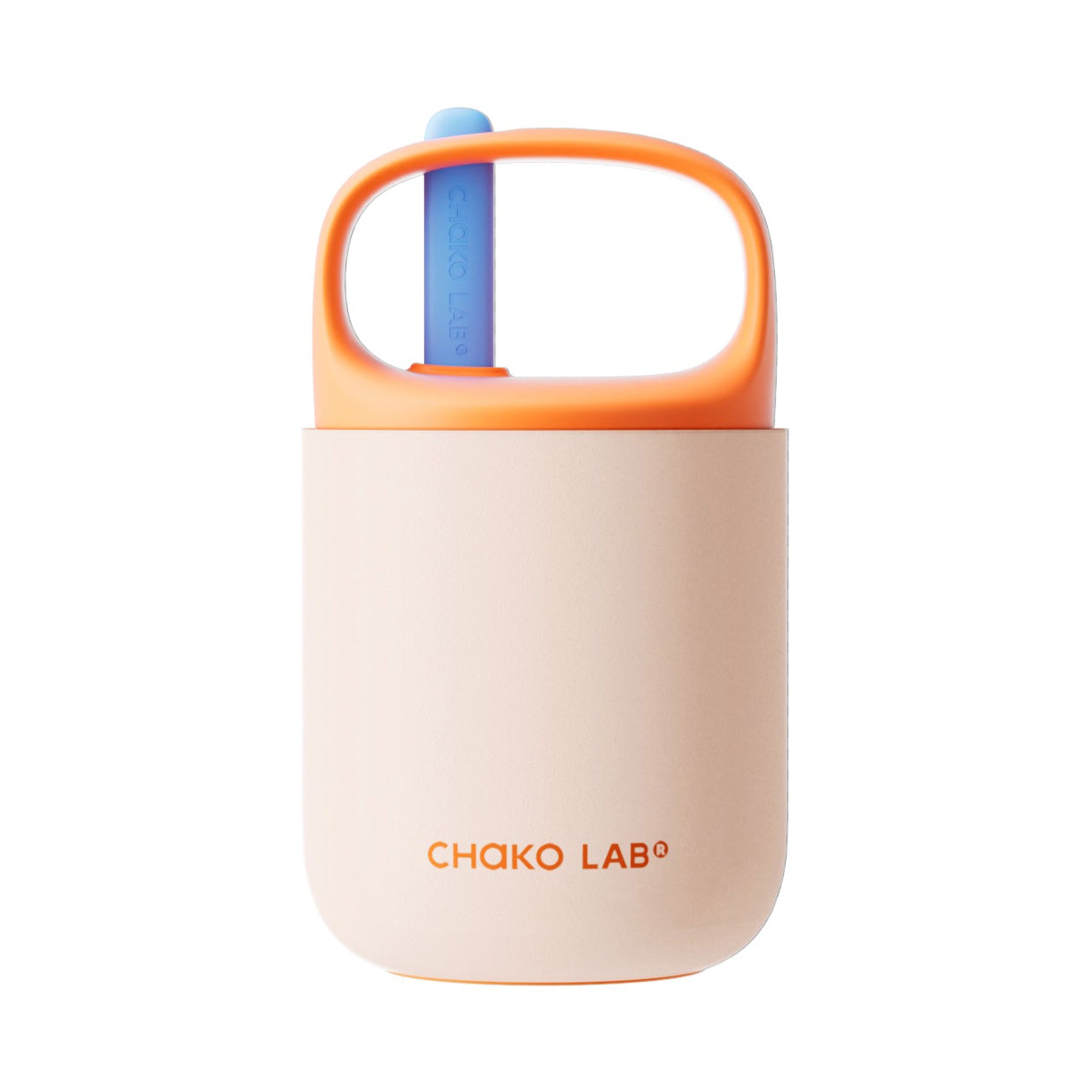 Chako Lab Baobao Food Cup Raspberry Oatmeal (Pink & Orange)