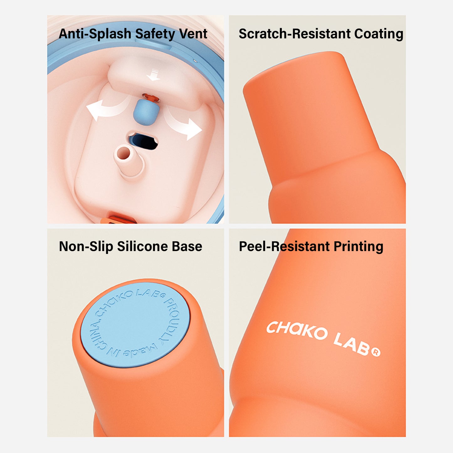 Chako Lab CarryGo Tumbler 870ml (Orange)