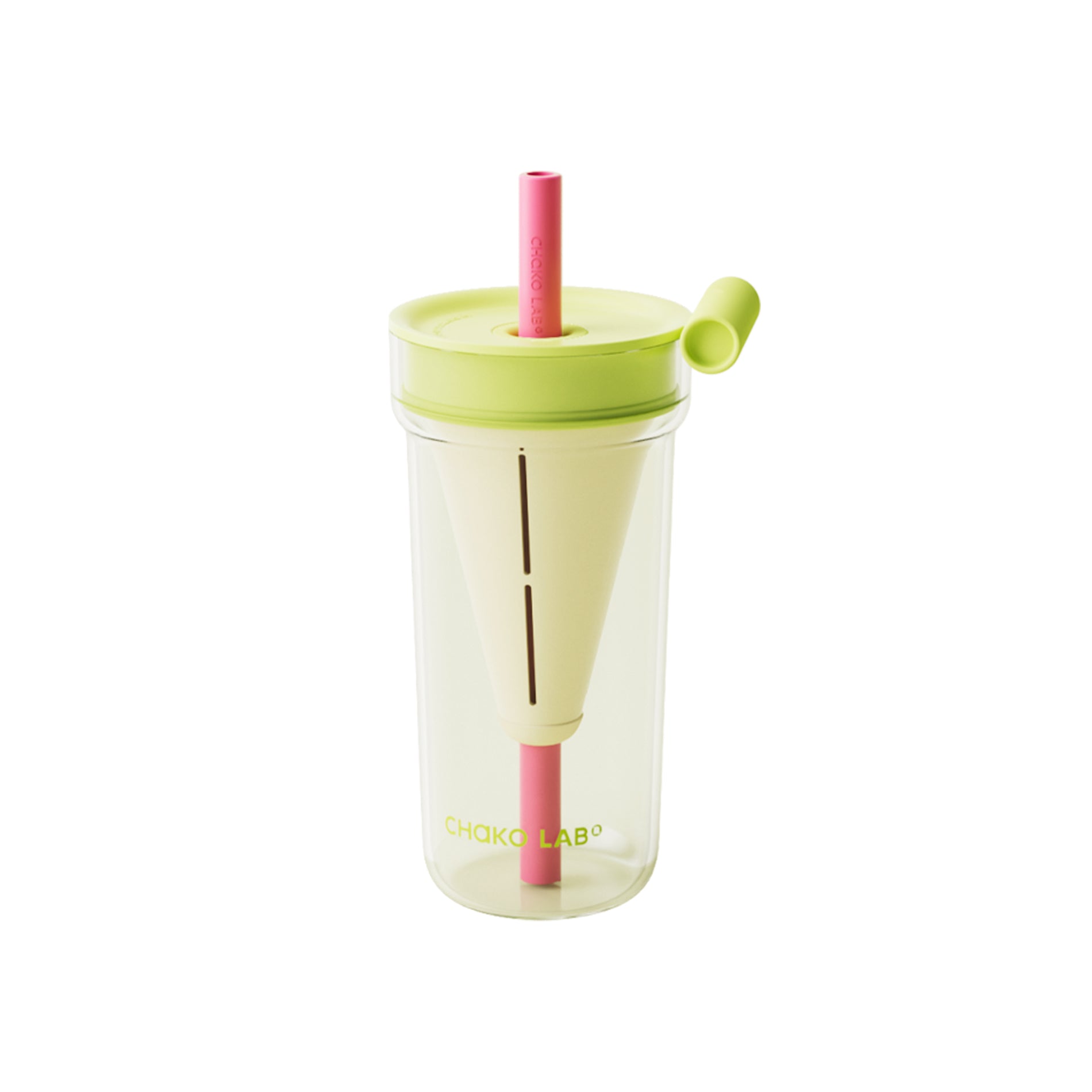 Chako Lab Funnel Glass Cup 670ml (Green)