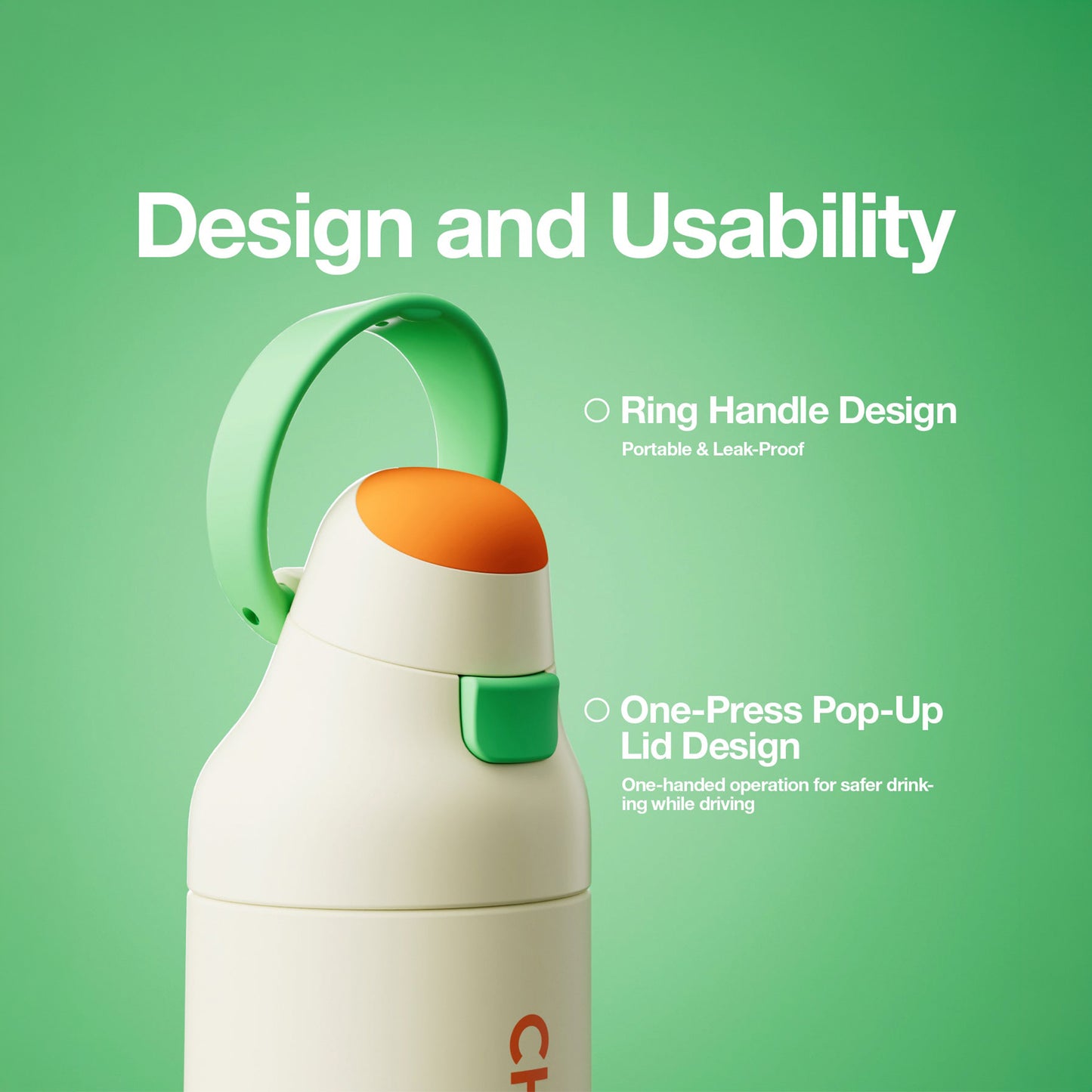 Chako Lab Kada Bottle 550ml (Mini Cantaloupe)