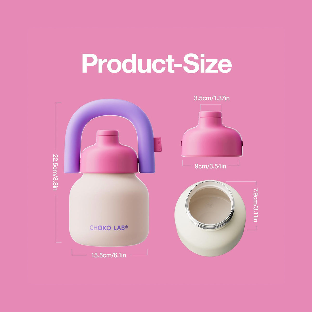 CHAKOLAB LinLin Ceramic Kettle (Pink & Purple)