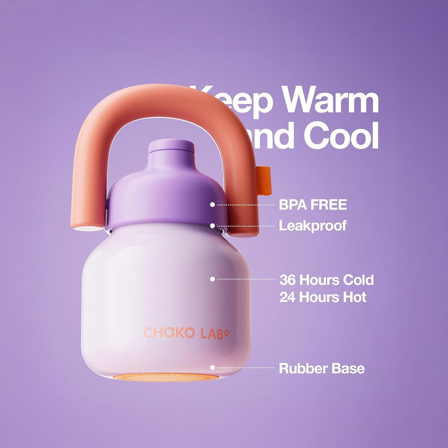 Chako Lab LinLin Kettle (Purple & Orange)