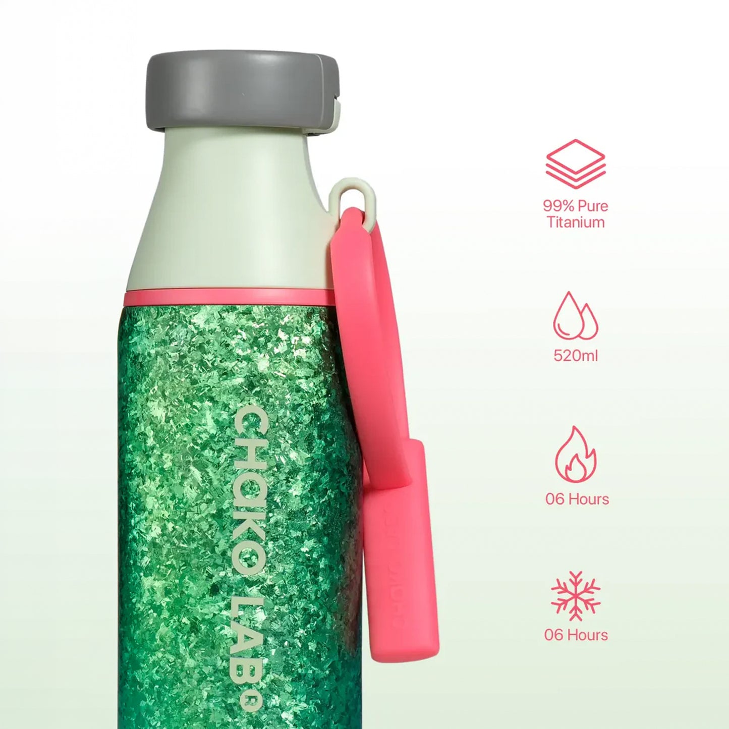 Chako Lab Milk Pod Titanium Frosty 520ml (Grit)