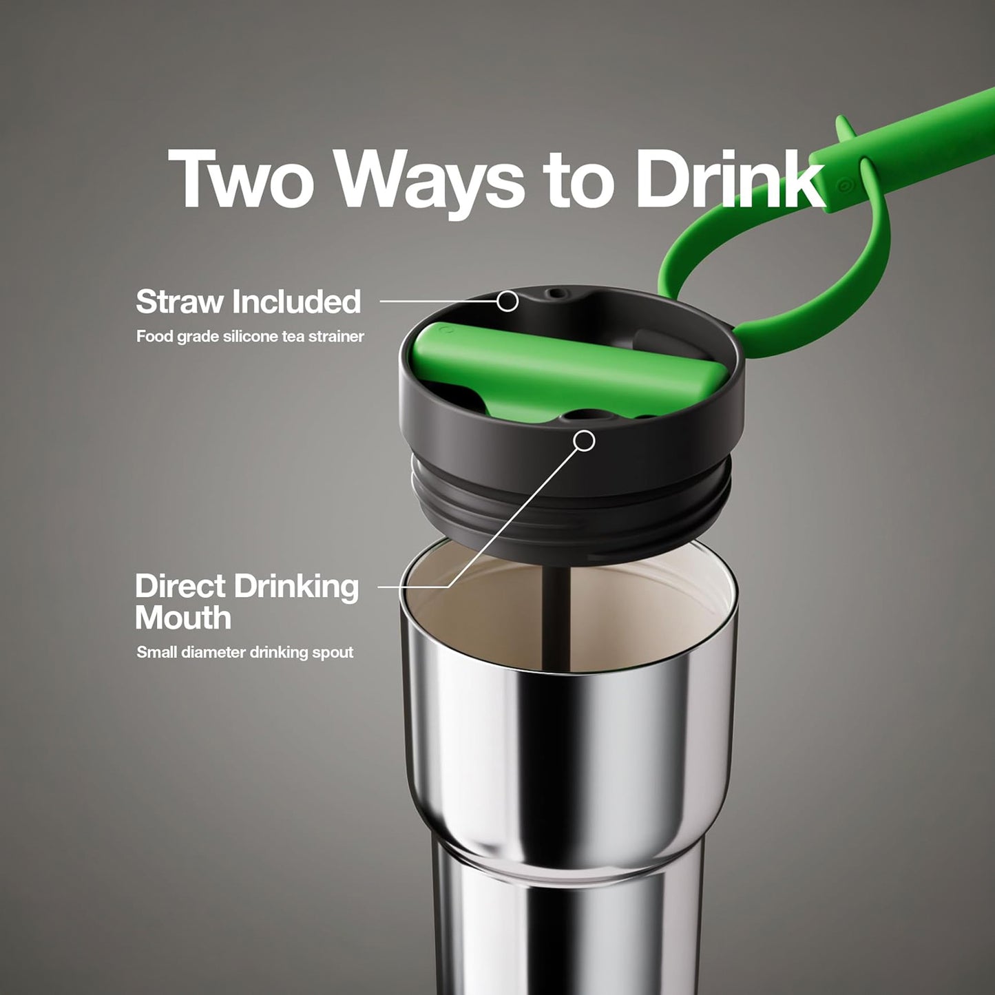 Chako Lab Twist Tumbler (Black & Green)