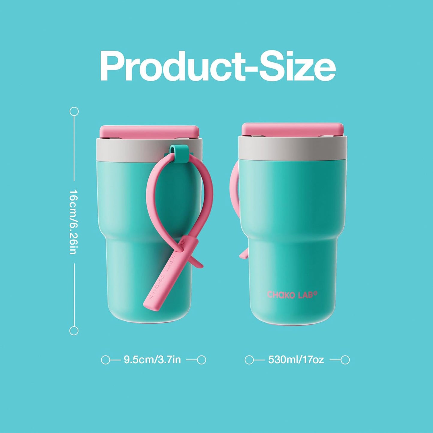 Chako Lab Twist Tumbler (Blue & Pink)