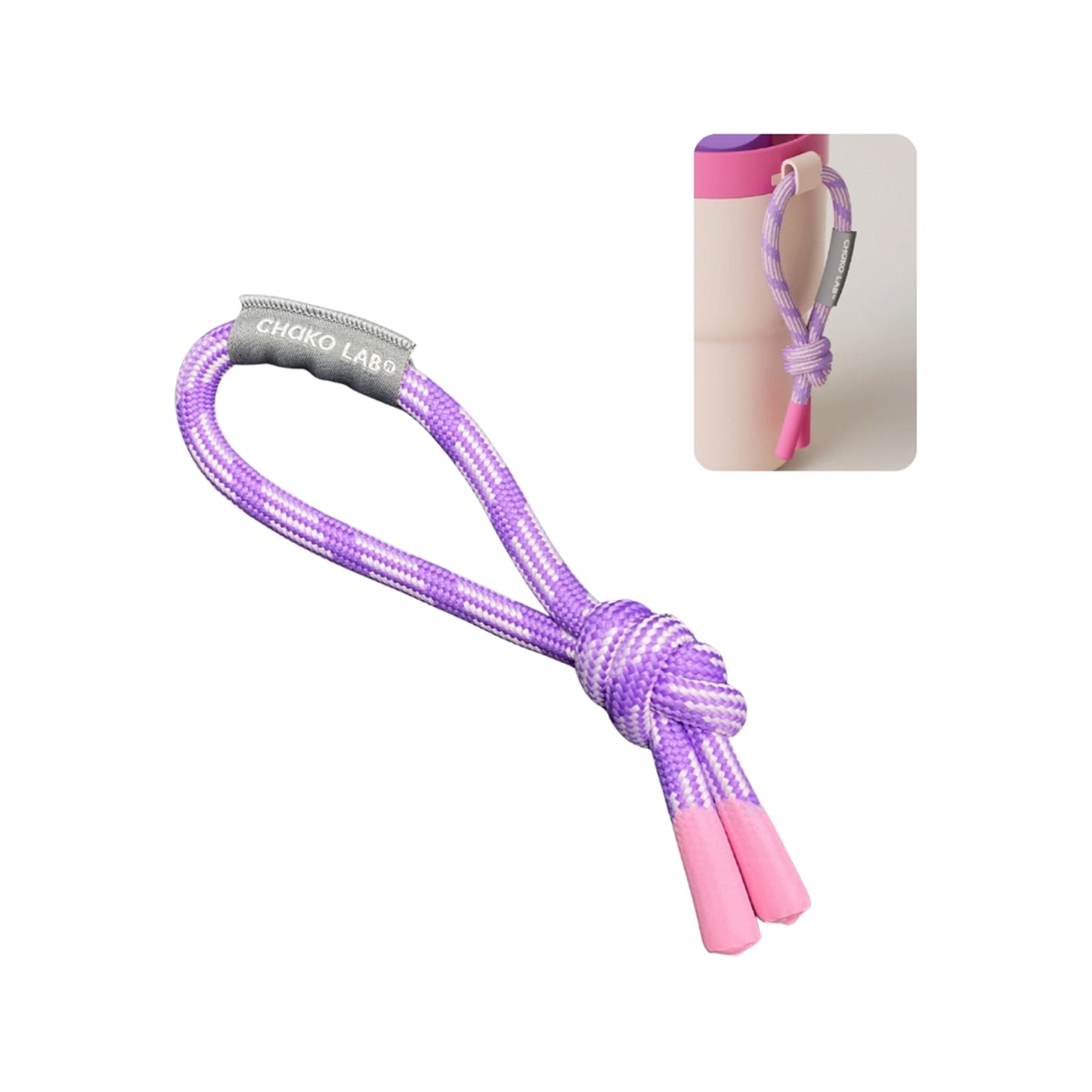 Chako Lab Twist Tumbler Handle (Pink Purple)