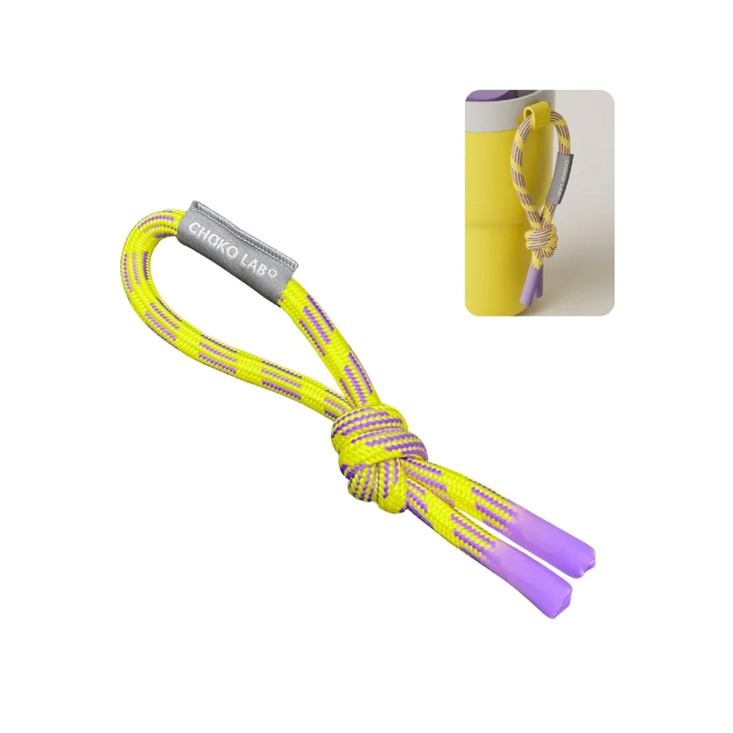 Chako Lab Twist Tumbler Handle (Yellow Purple)