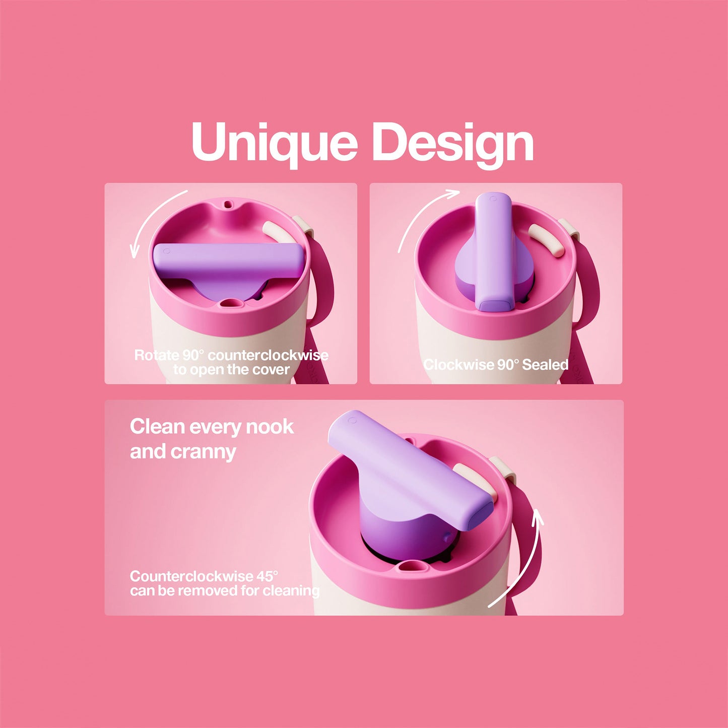 Chako Lab Twist Tumbler (Pink & Purple)