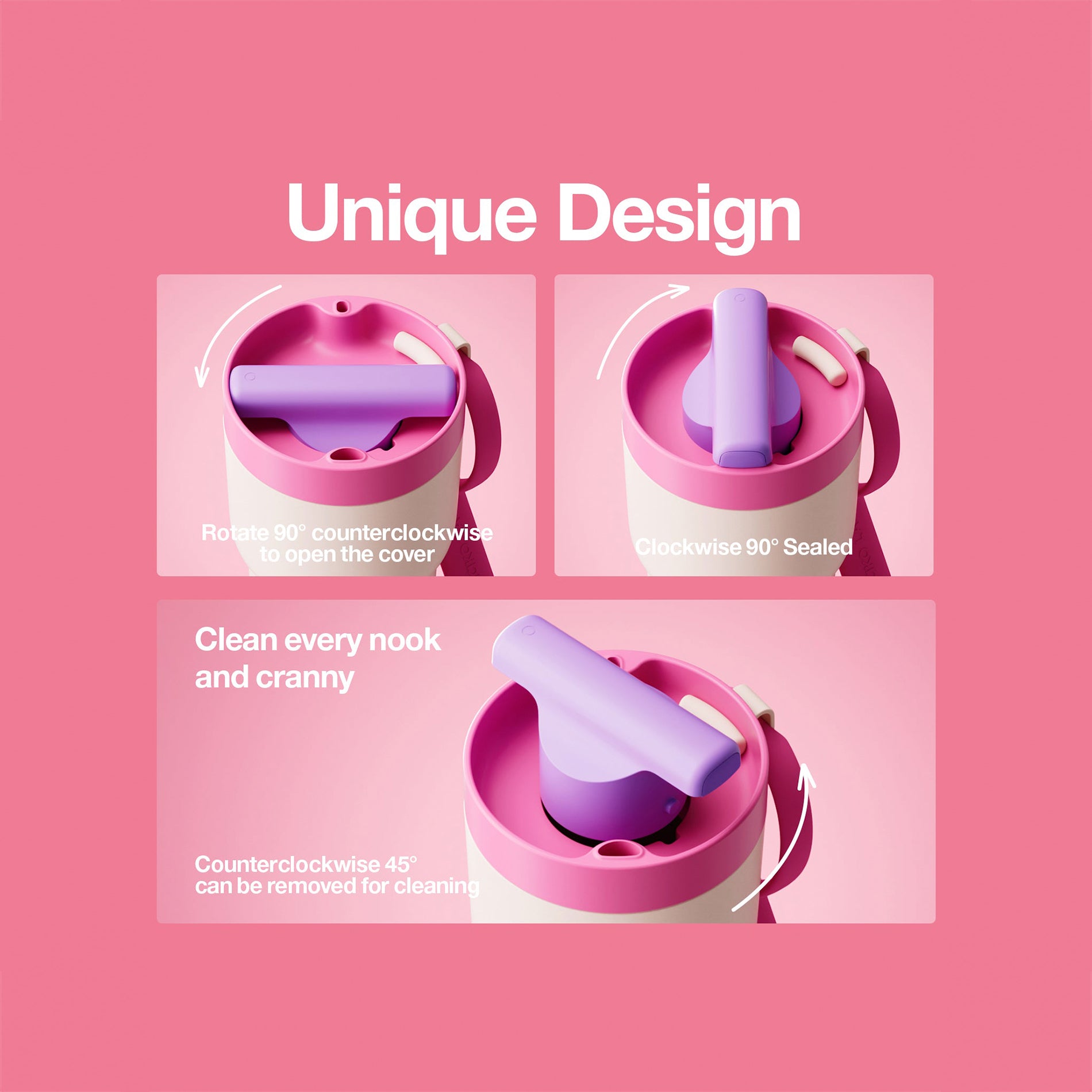 Chako Lab Twist Tumbler (Pink & Purple)