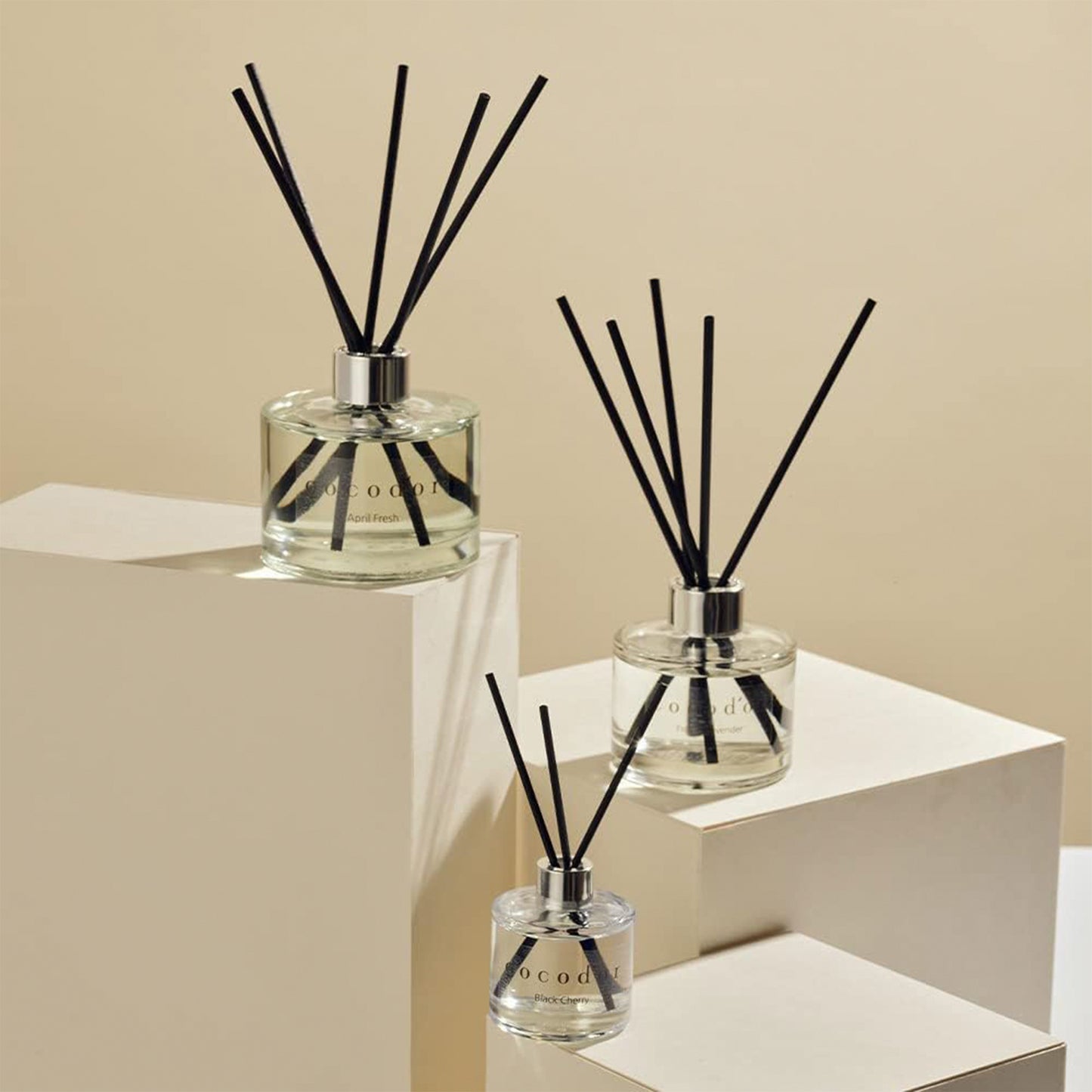 Cocodor Fiber Reed Stick 5 Pcs 20 Set Black
