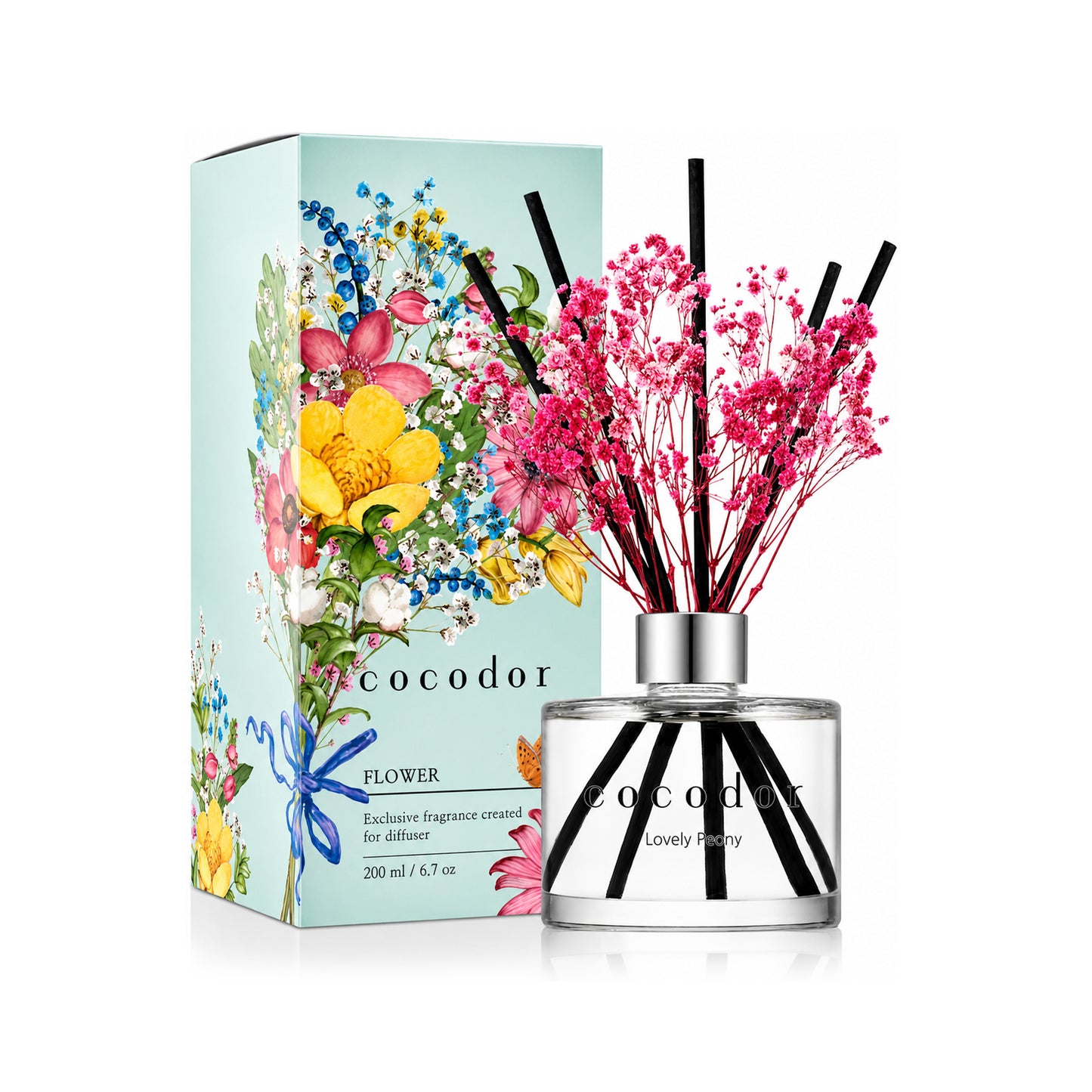 Cocodor Real Flower Diffuser - Lovely Peony 200ml