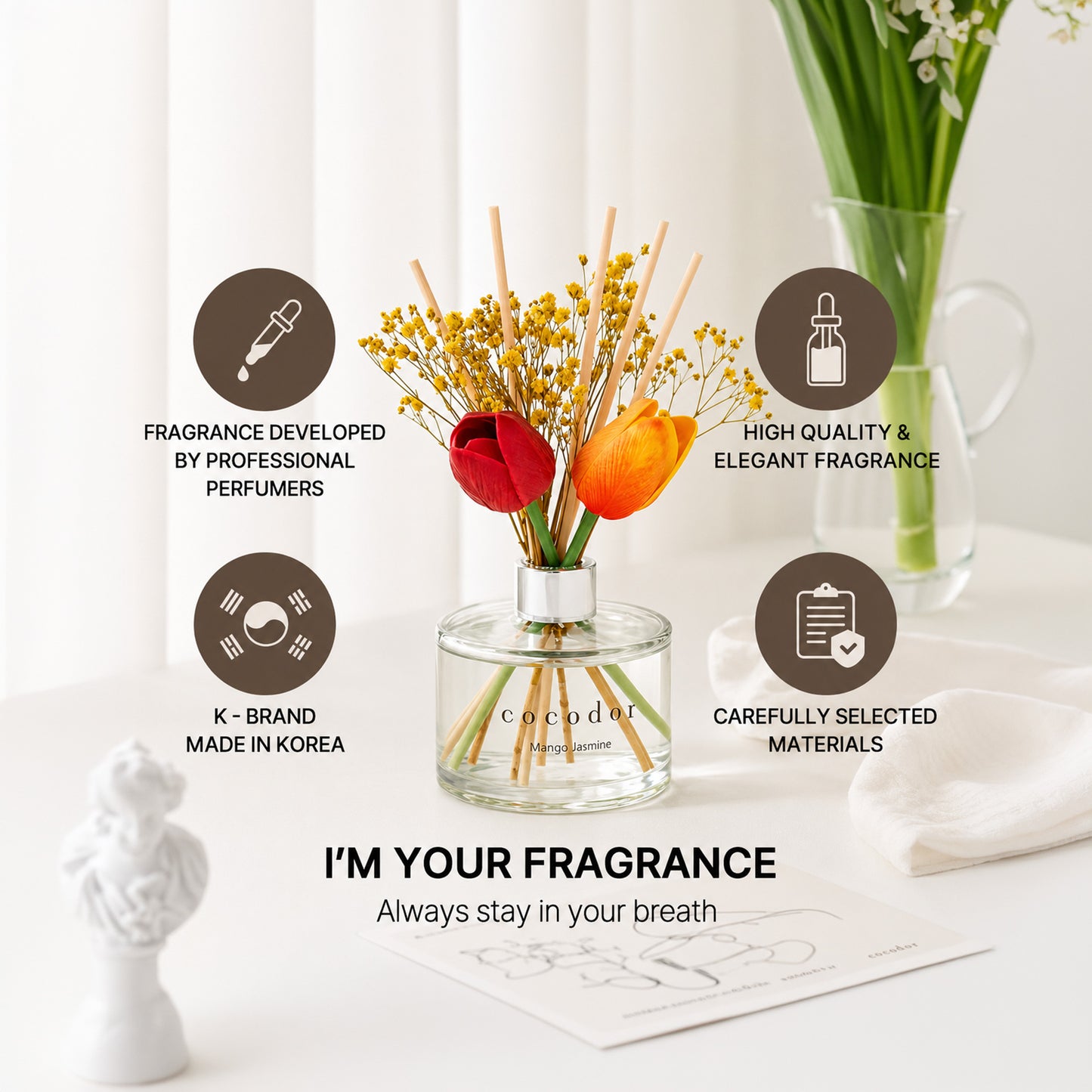 Cocodor Tulip Diffuser - Floral Bouquet 200ml