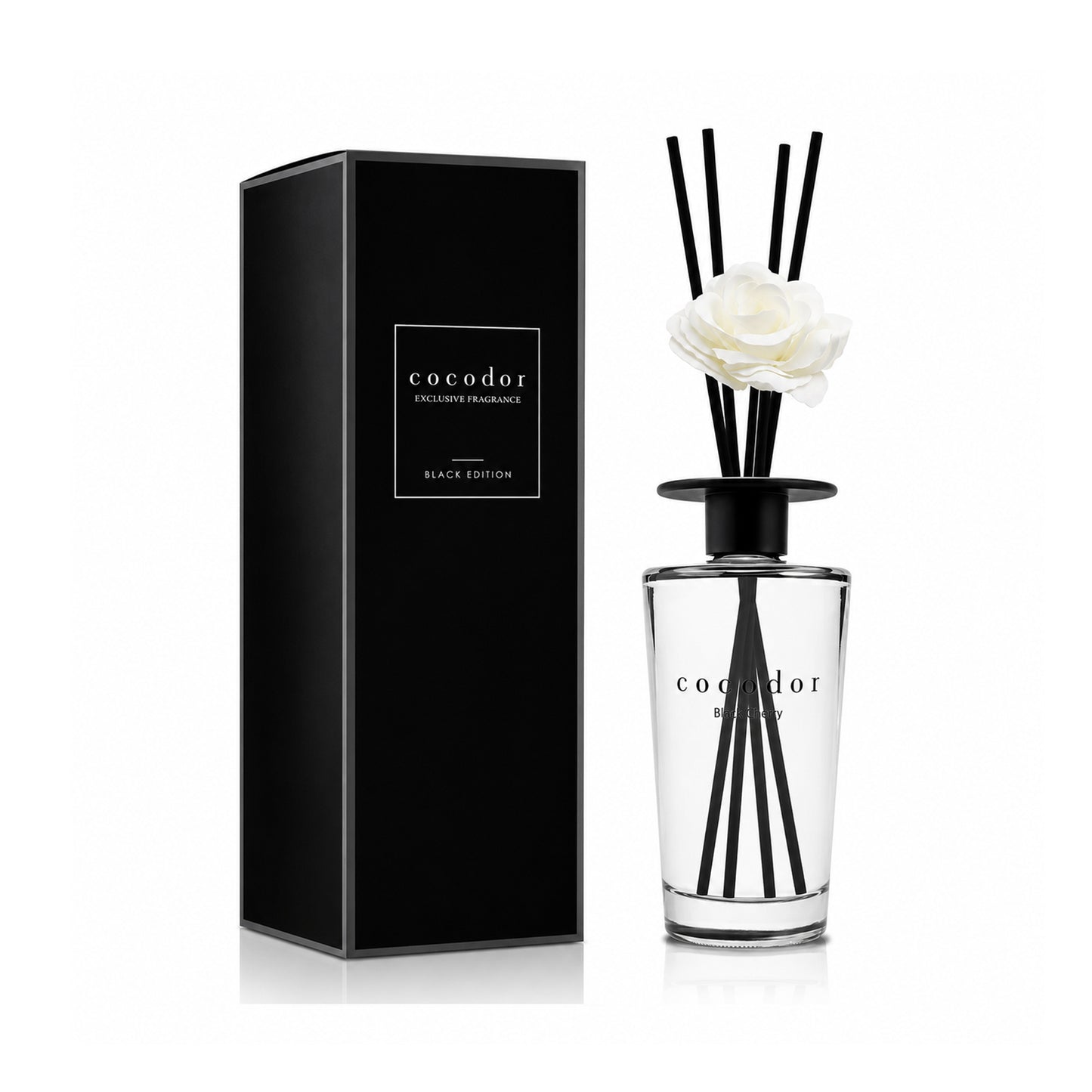 Cocodor White Flower Reed Diffuser - Black Cherry 500ml