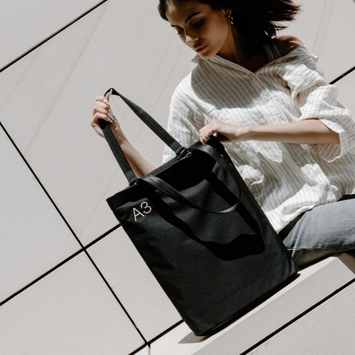 Memobottle A3 Daily Bag (Black Ash)