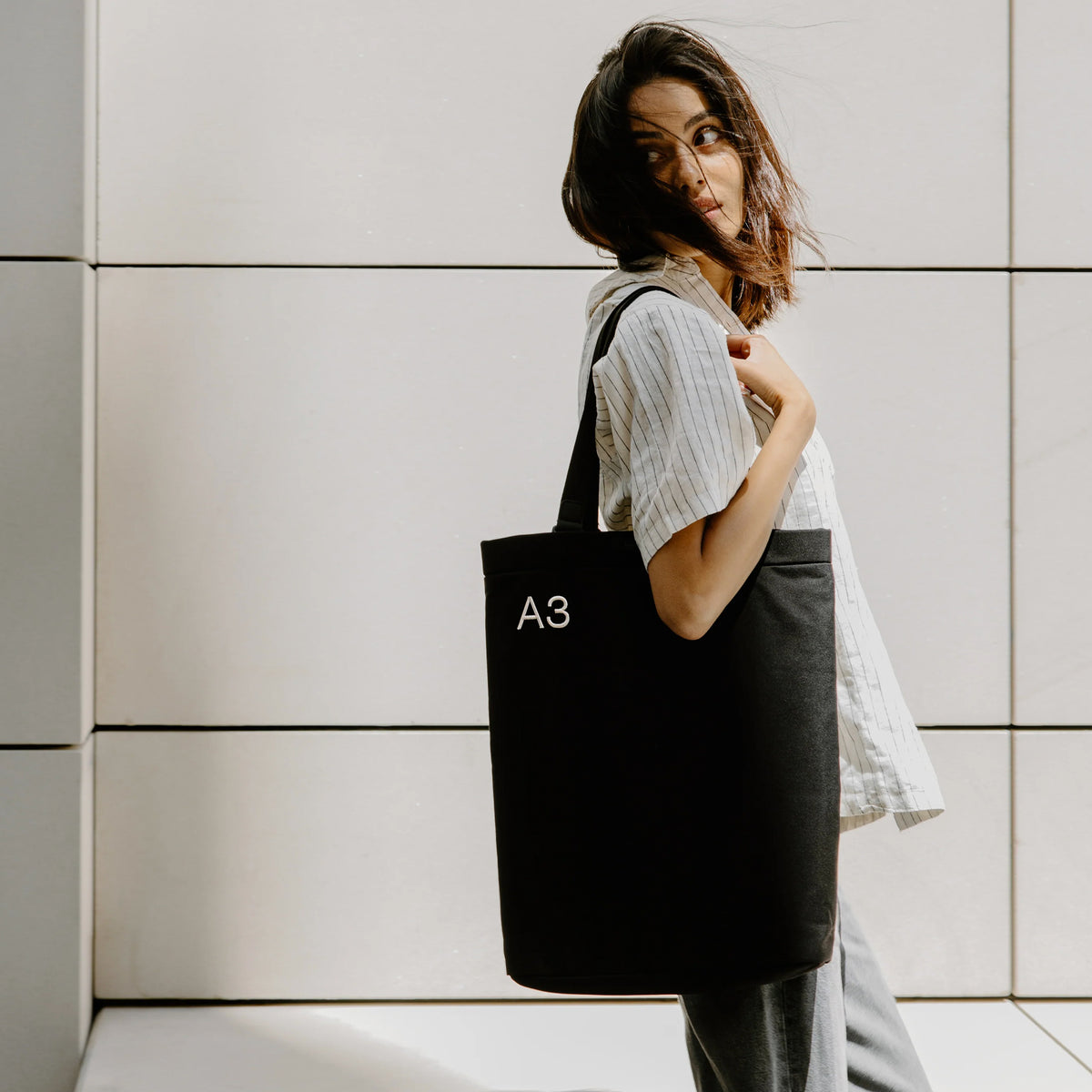 Memobottle A3 Daily Bag (Black Ash)