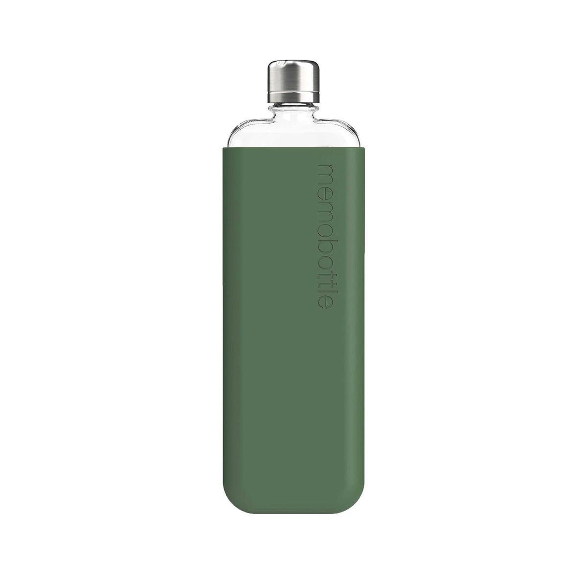 غلاف سيليكون لزجاجة Memobottle النحيفة (أخضر طحلبي)