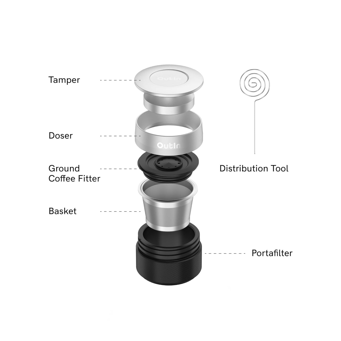 OutIn Nano Espresso Accessories Kit