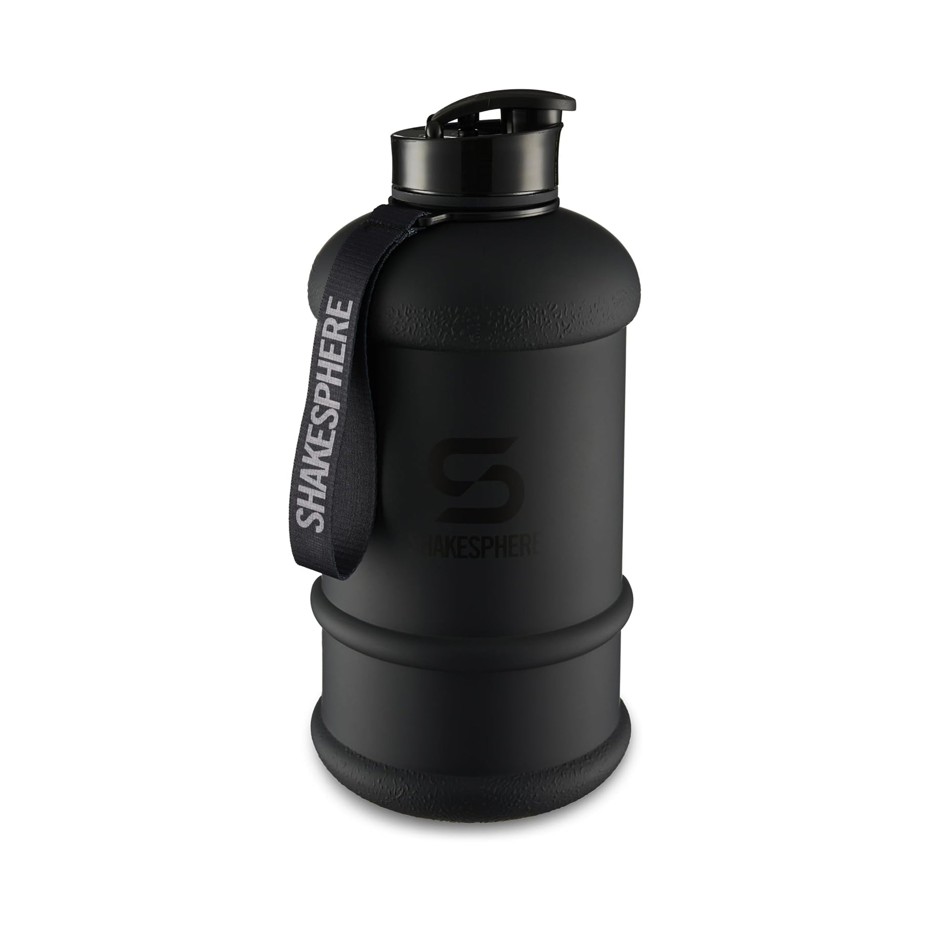 ShakeSphere Hydration Jug 1.3L (Matte Black / Black Logo)
