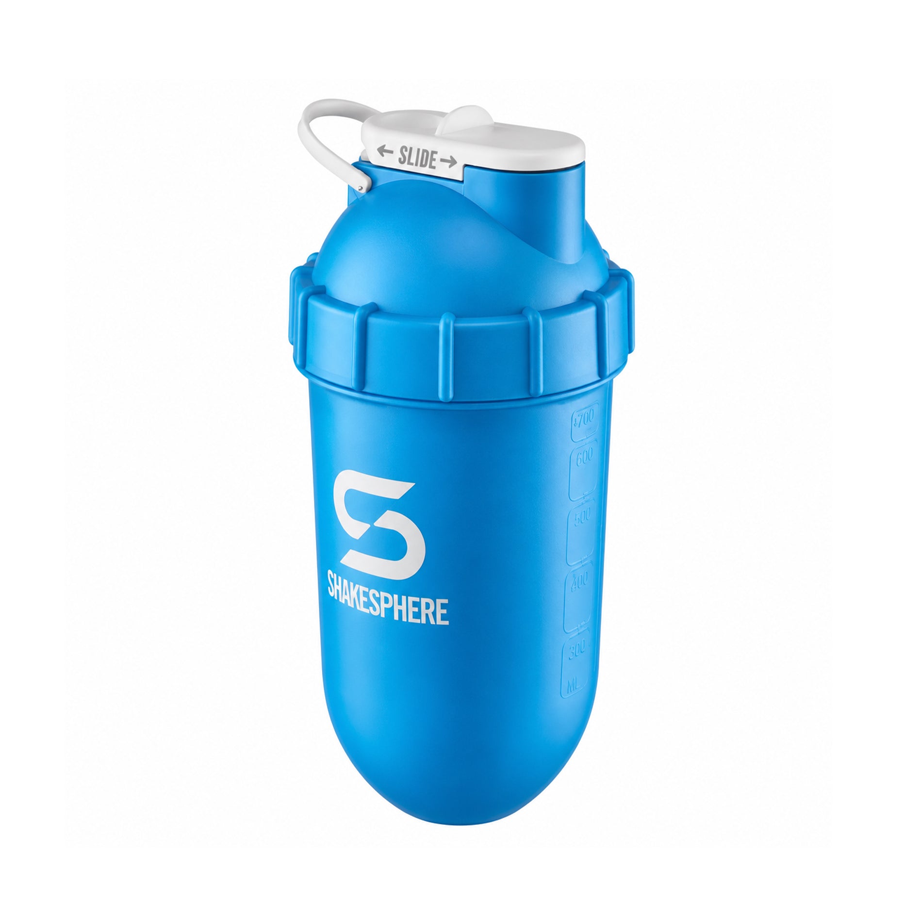 ShakeSphere Tumbler Original 700ml (Metallic Cyan / White Logo)
