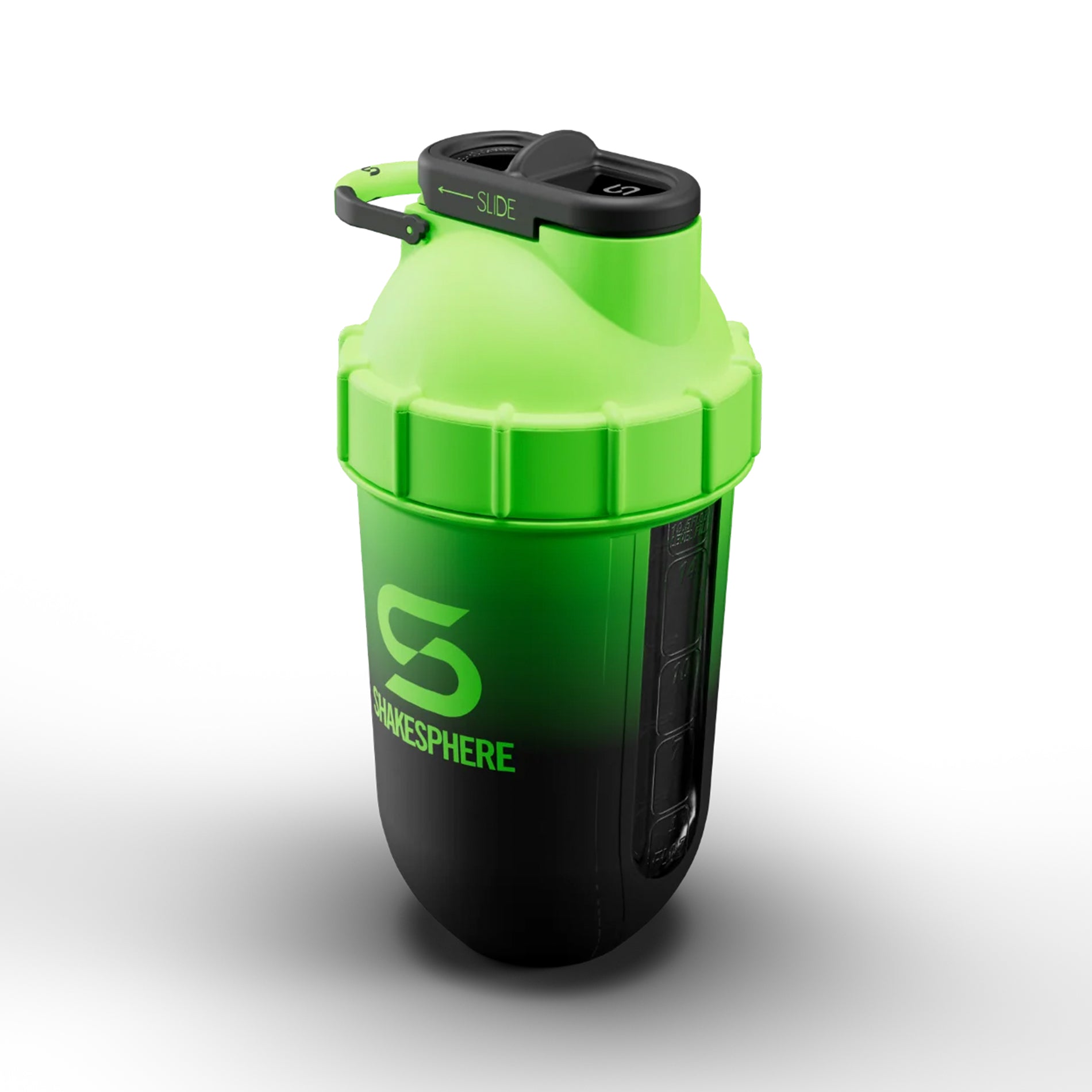 ShakeSphere Tumbler Cooler Shaker 700ml (Omber Green - Black Window)