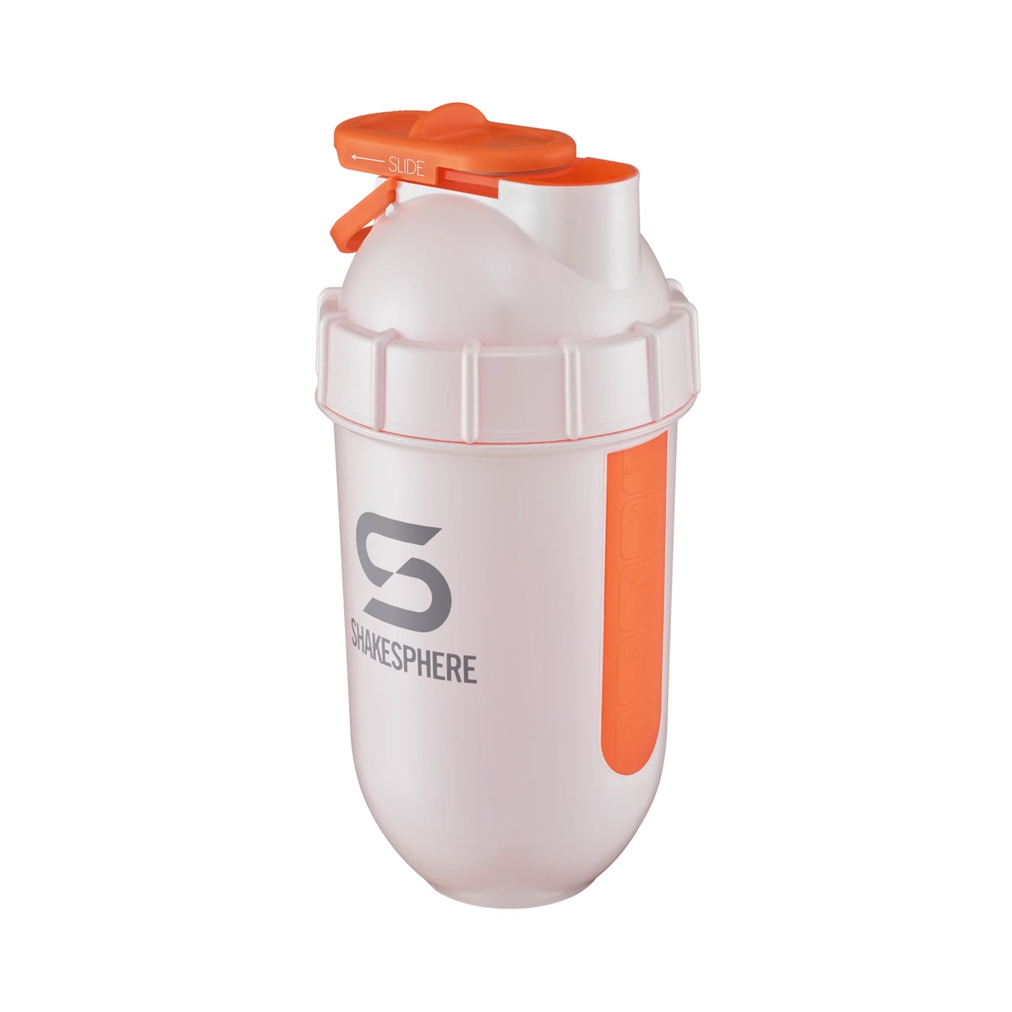 ShakeSphere Tumbler View 700ml (Pearl White  - Orange Window)