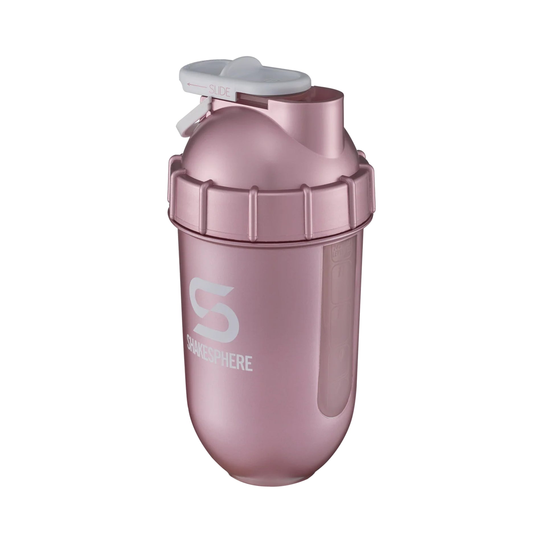 ShakeSphere Tumbler View 700ml (Rose Gold - Clear Window)
