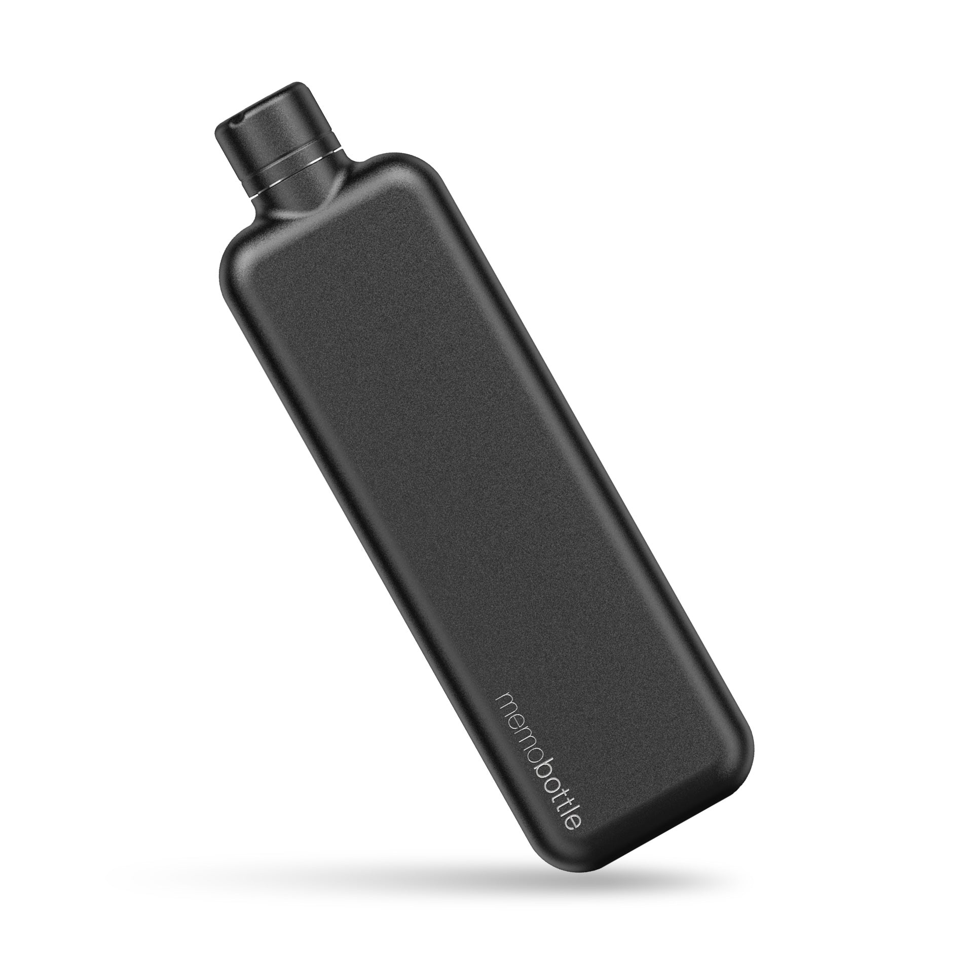 Slim Stainless Steel Memobottle Black